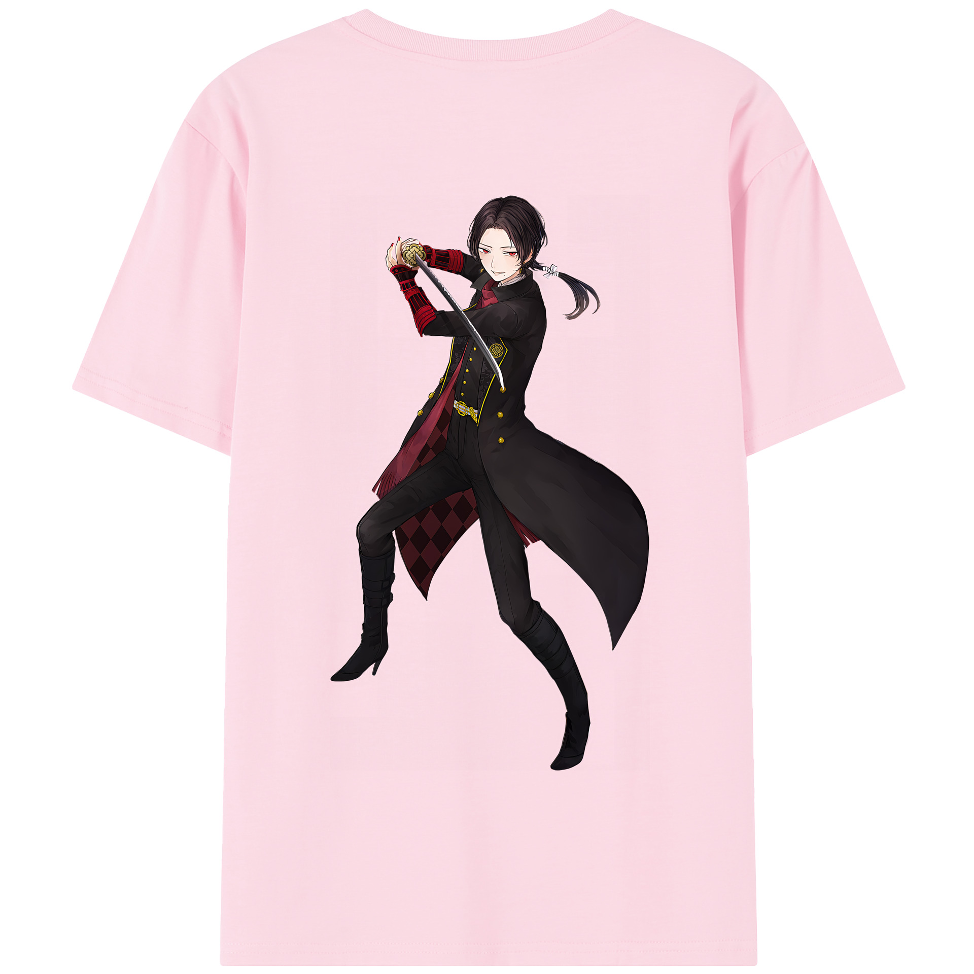 （画像用） 刀剣乱舞 Touken Ranbu 綿100％半袖Tシャツ（背面プリント）