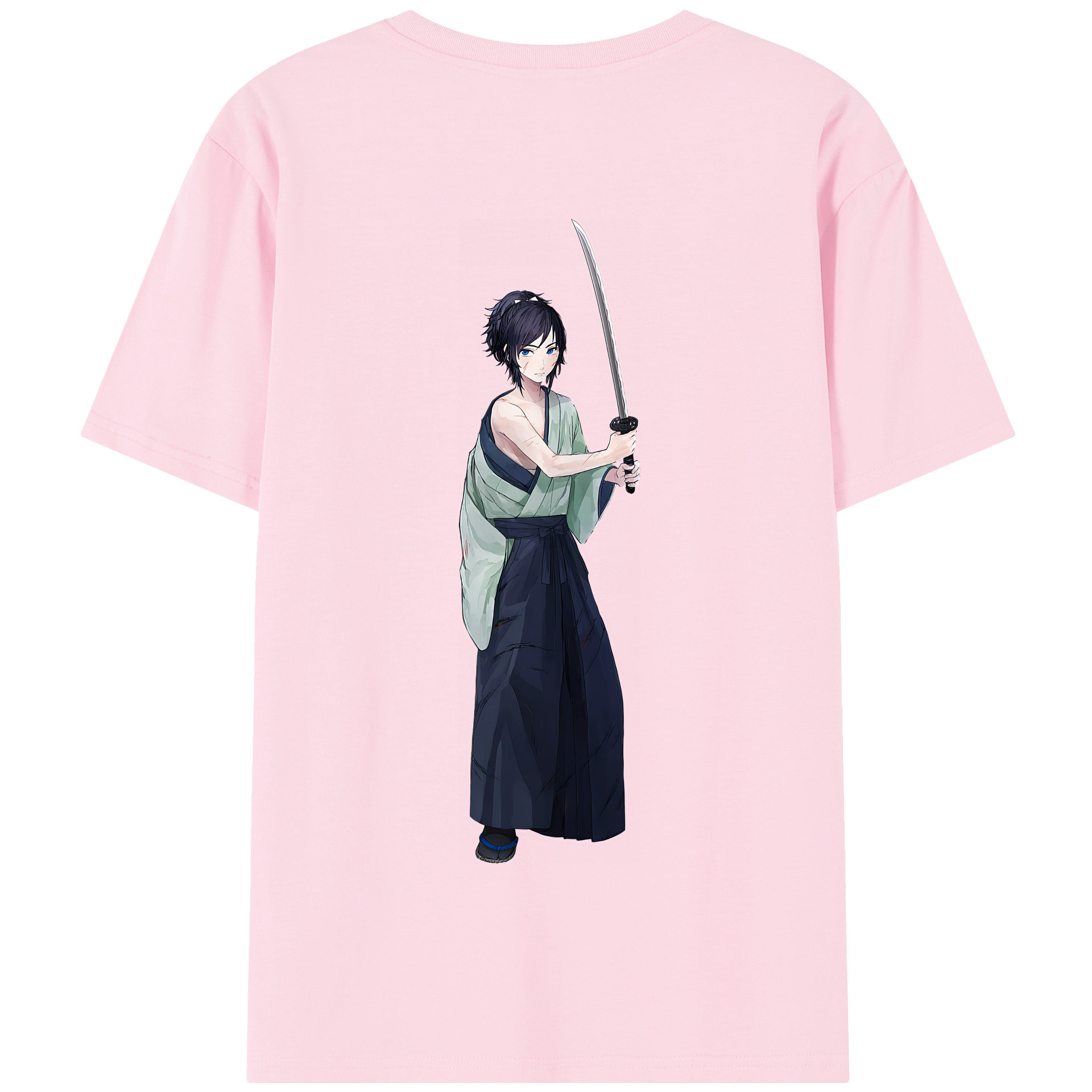 （画像用） 刀剣乱舞 Touken Ranbu 綿100％半袖Tシャツ（背面プリント）