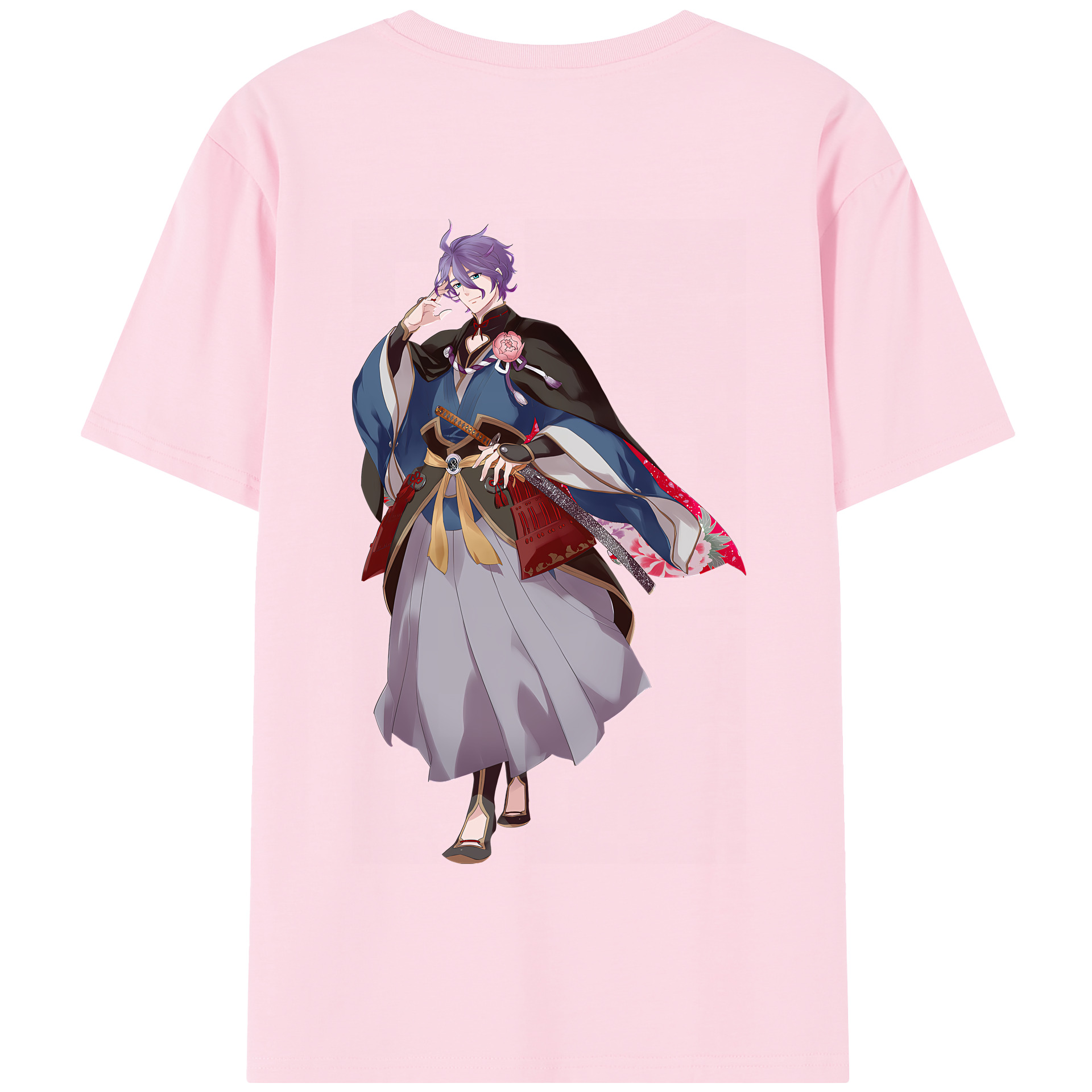 （画像用） 刀剣乱舞 Touken Ranbu 綿100％半袖Tシャツ（背面プリント）