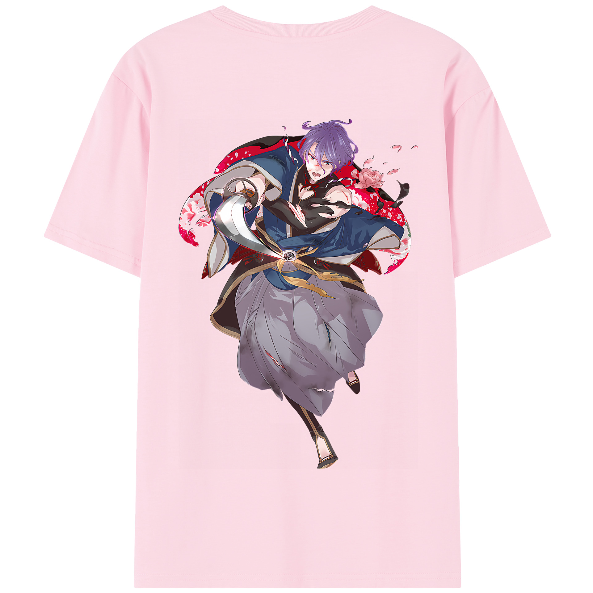 （画像用） 刀剣乱舞 Touken Ranbu 綿100％半袖Tシャツ（背面プリント）