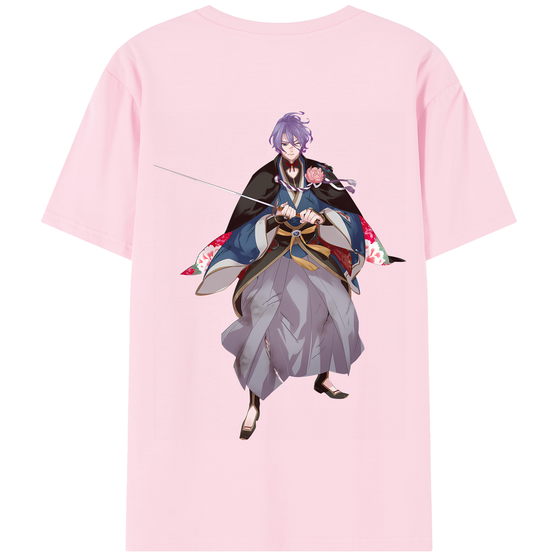 （画像用） 刀剣乱舞 Touken Ranbu 綿100％半袖Tシャツ（背面プリント）