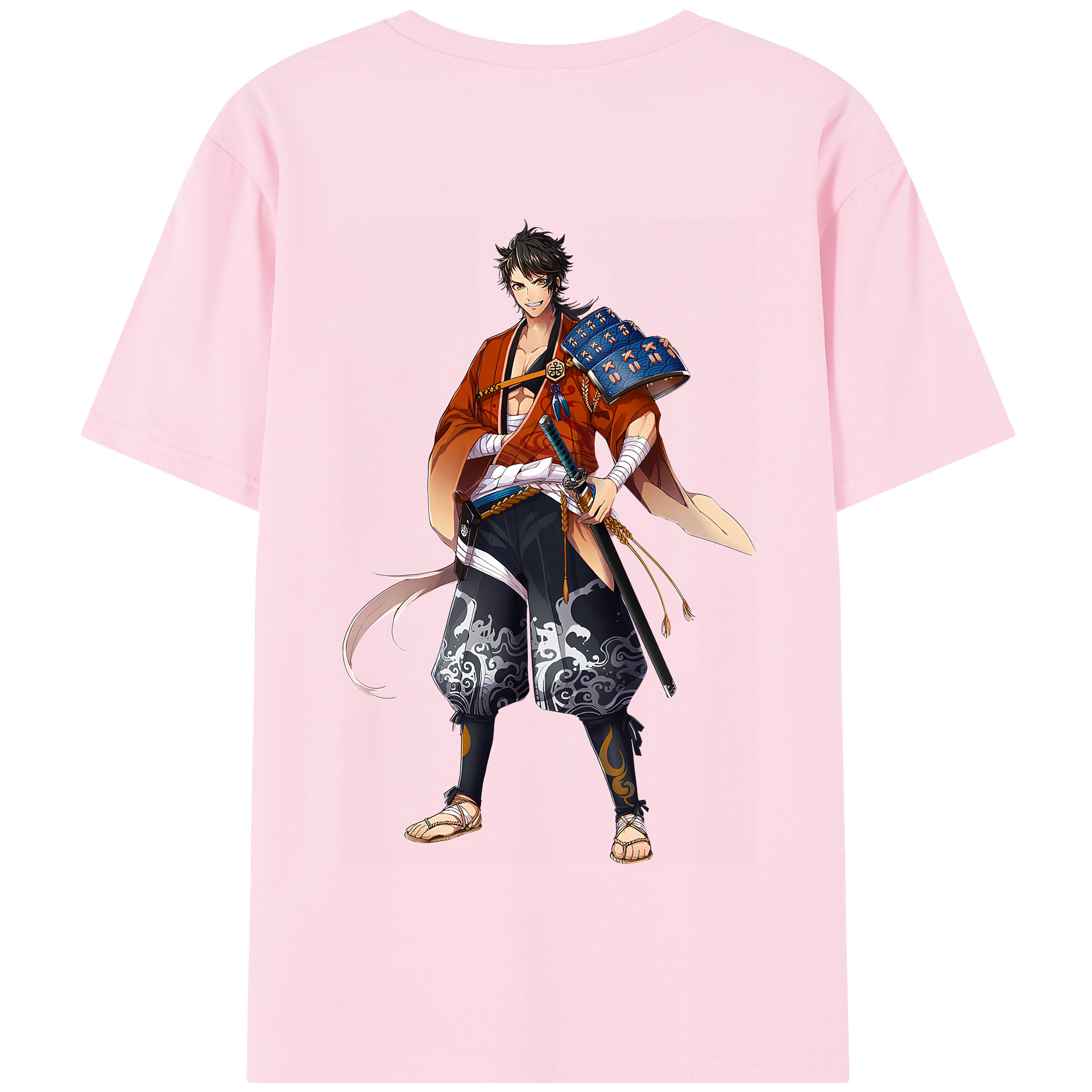 （画像用） 刀剣乱舞 Touken Ranbu 綿100％半袖Tシャツ（背面プリント）