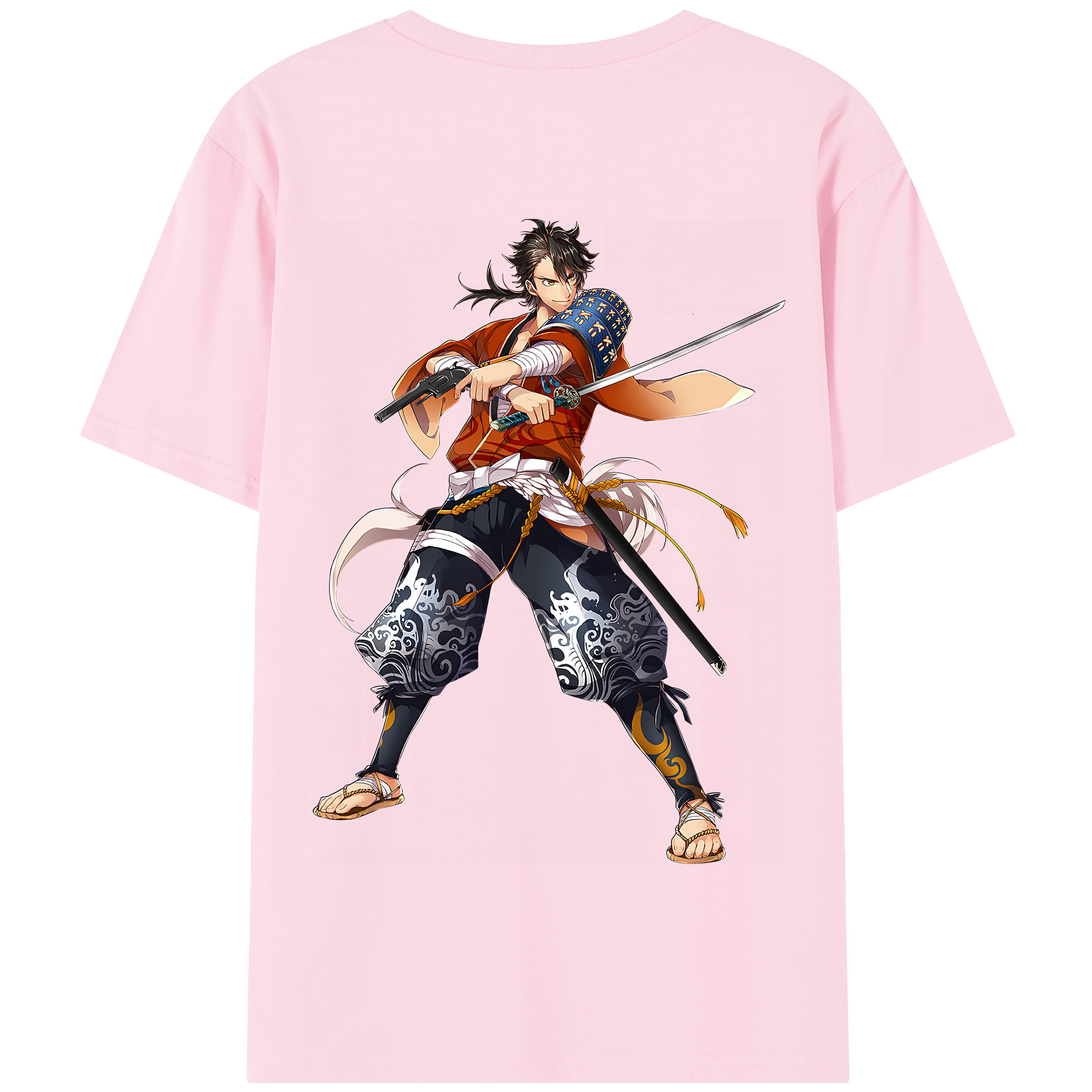 （画像用） 刀剣乱舞 Touken Ranbu 綿100％半袖Tシャツ（背面プリント）