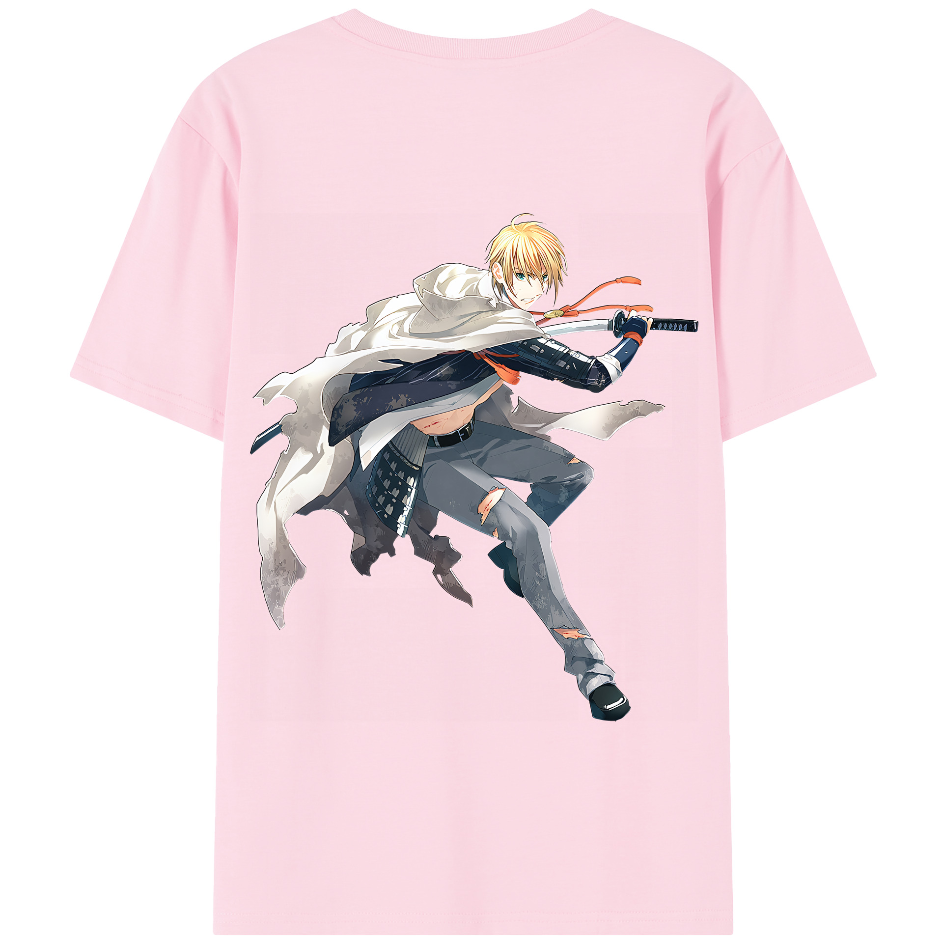 （画像用） 刀剣乱舞 Touken Ranbu 綿100％半袖Tシャツ（背面プリント）