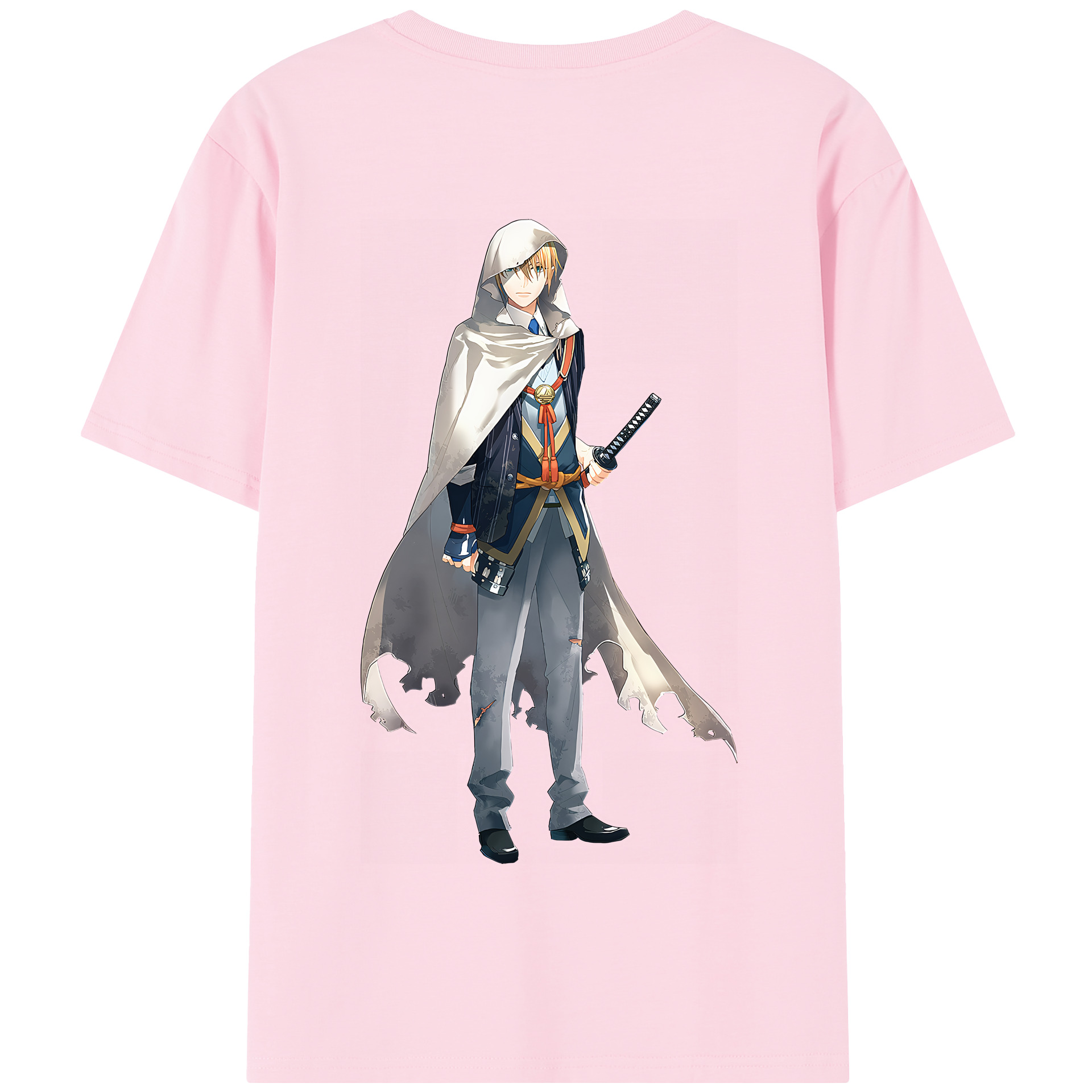 （画像用） 刀剣乱舞 Touken Ranbu 綿100％半袖Tシャツ（背面プリント）