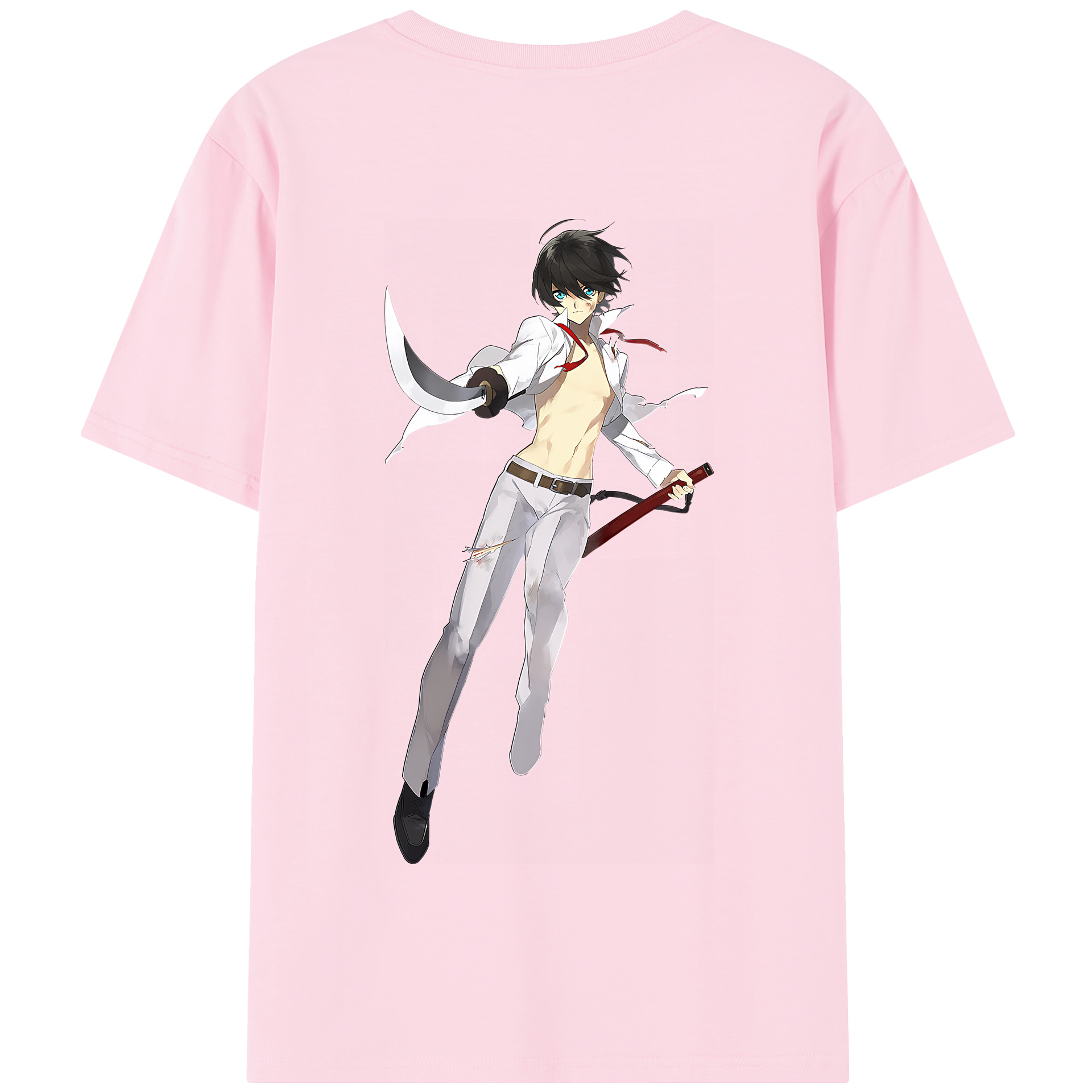（画像用） 刀剣乱舞 Touken Ranbu 綿100％半袖Tシャツ（背面プリント）