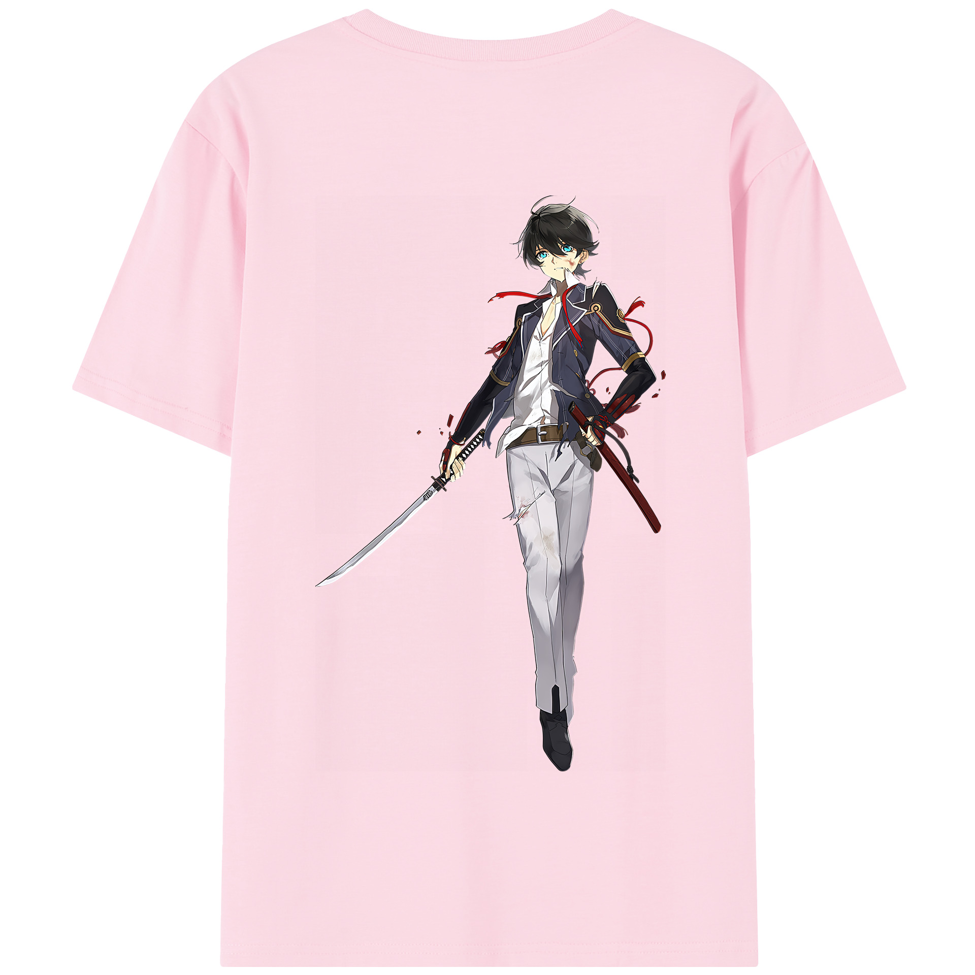 （画像用） 刀剣乱舞 Touken Ranbu 綿100％半袖Tシャツ（背面プリント）