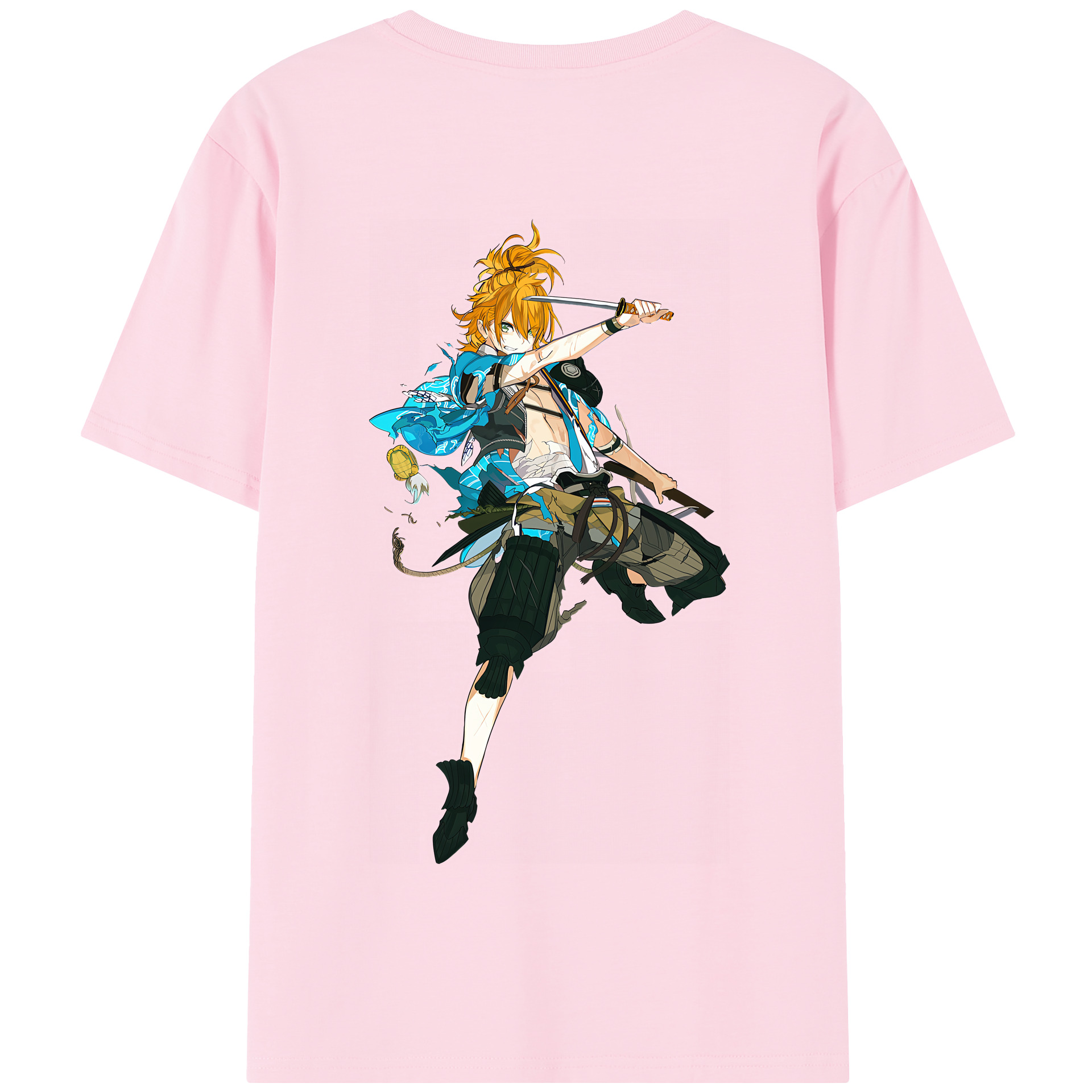 （画像用） 刀剣乱舞 Touken Ranbu 綿100％半袖Tシャツ（背面プリント）