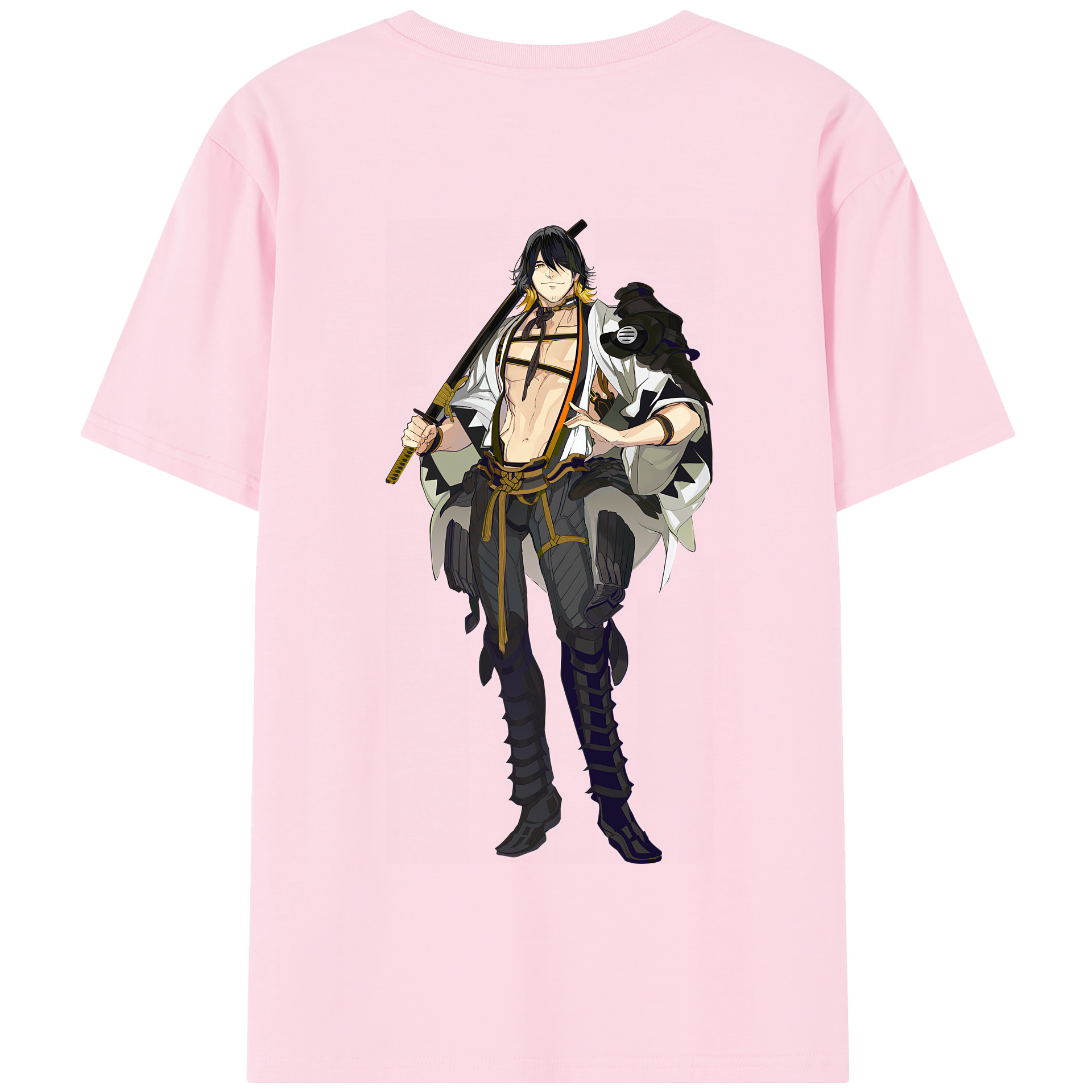 （画像用） 刀剣乱舞 Touken Ranbu 綿100％半袖Tシャツ（背面プリント）