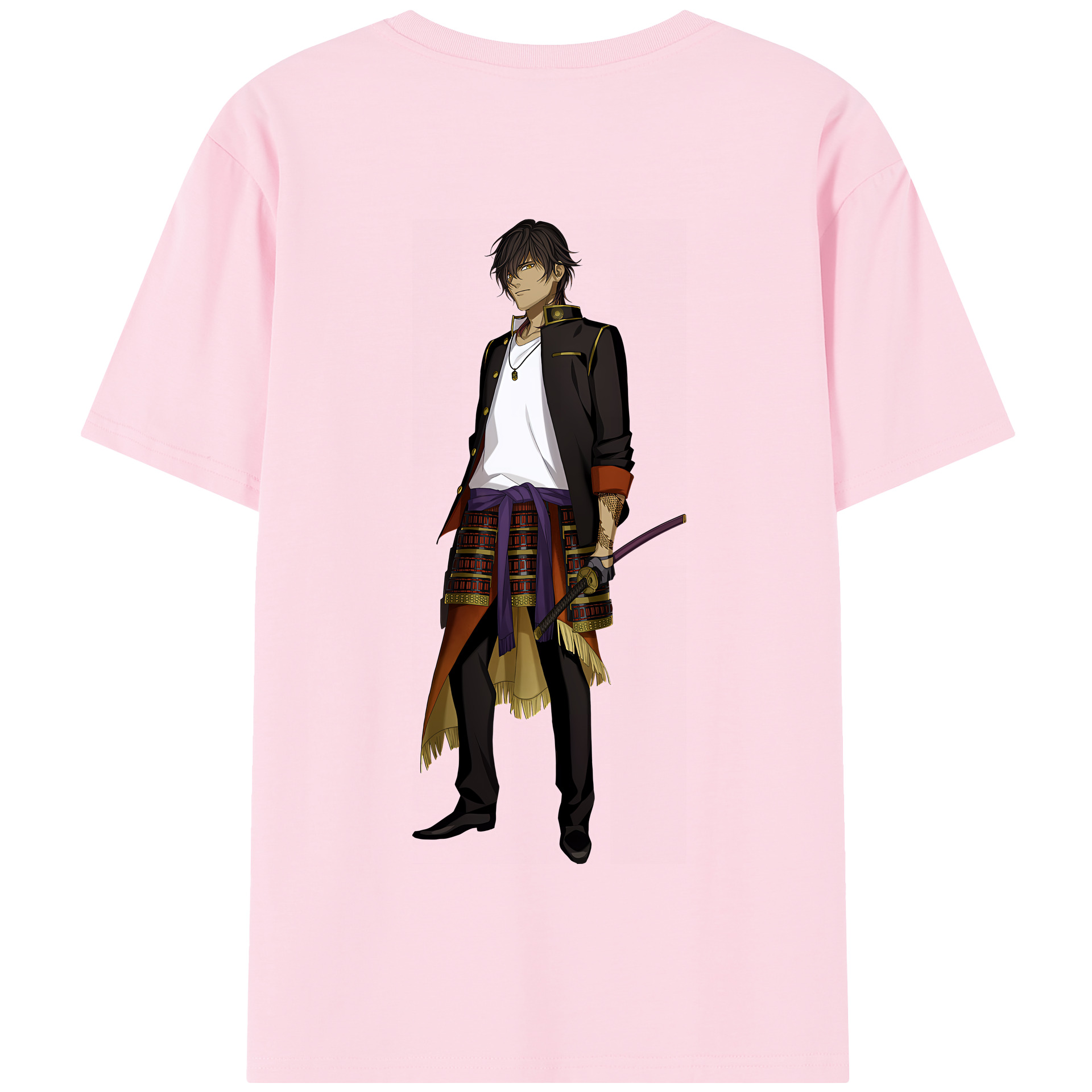 （画像用） 刀剣乱舞 Touken Ranbu 綿100％半袖Tシャツ（背面プリント）