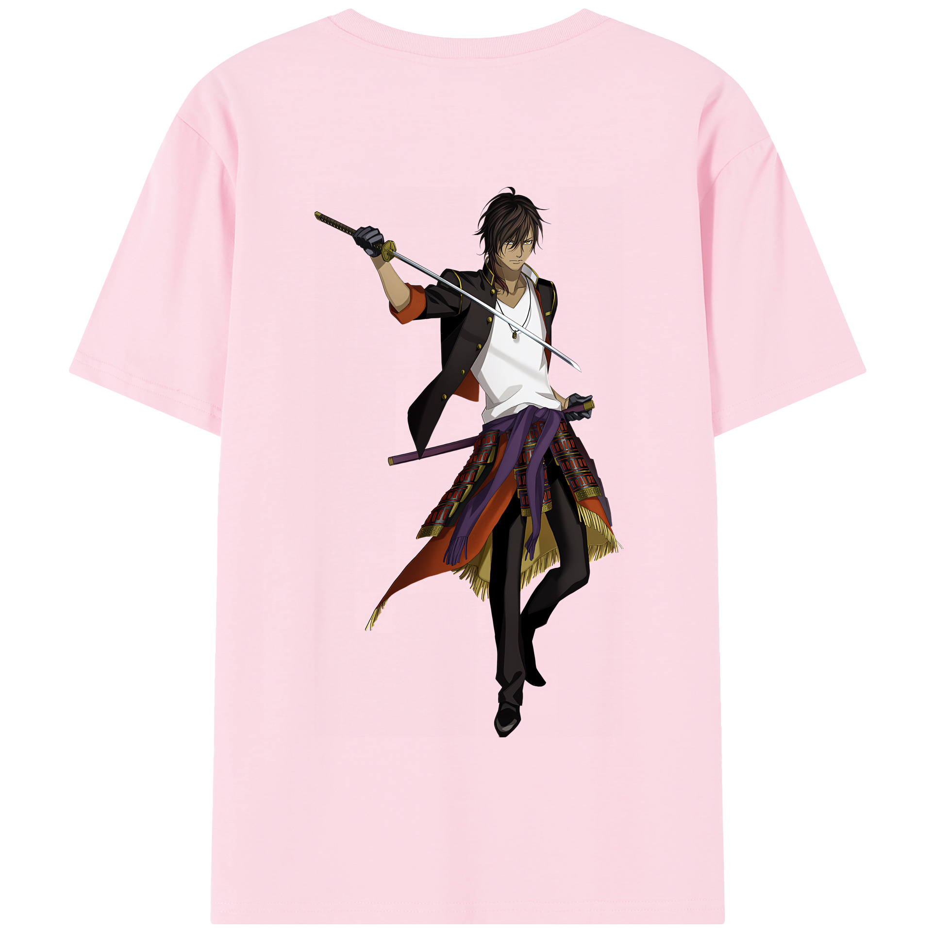 （画像用） 刀剣乱舞 Touken Ranbu 綿100％半袖Tシャツ（背面プリント）