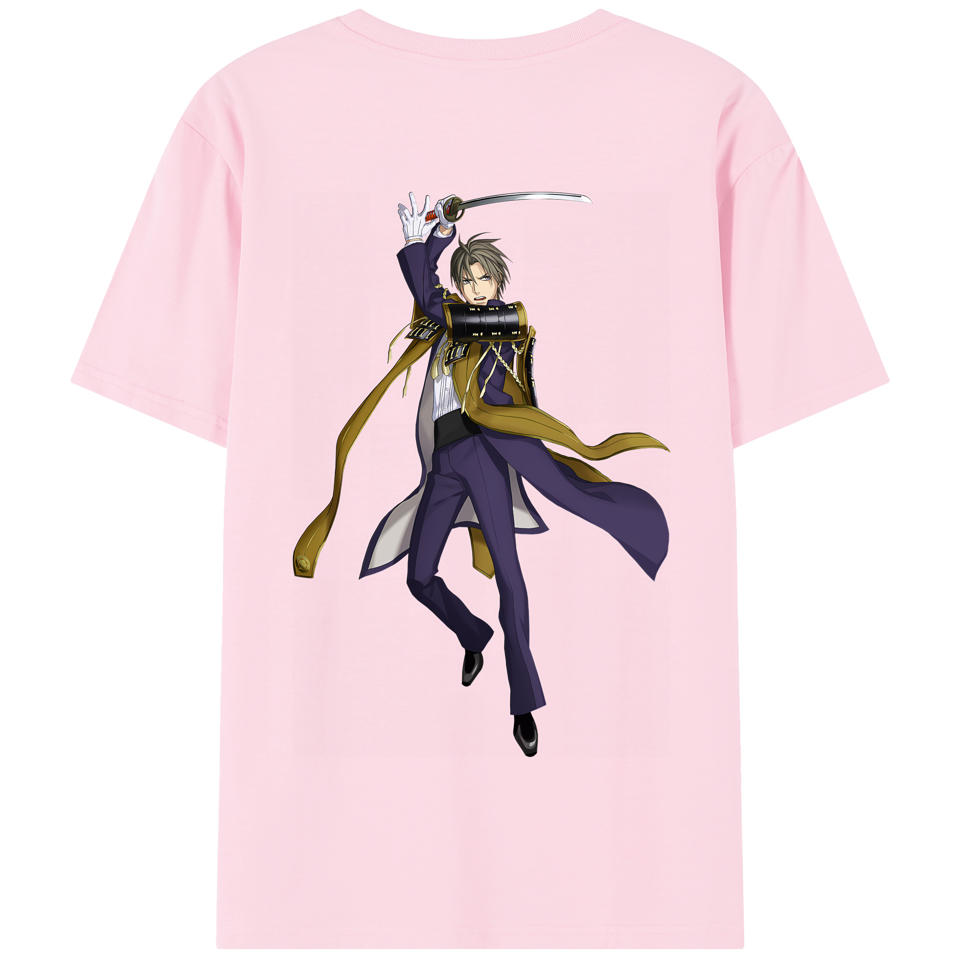 （画像用） 刀剣乱舞 Touken Ranbu 綿100％半袖Tシャツ（背面プリント）