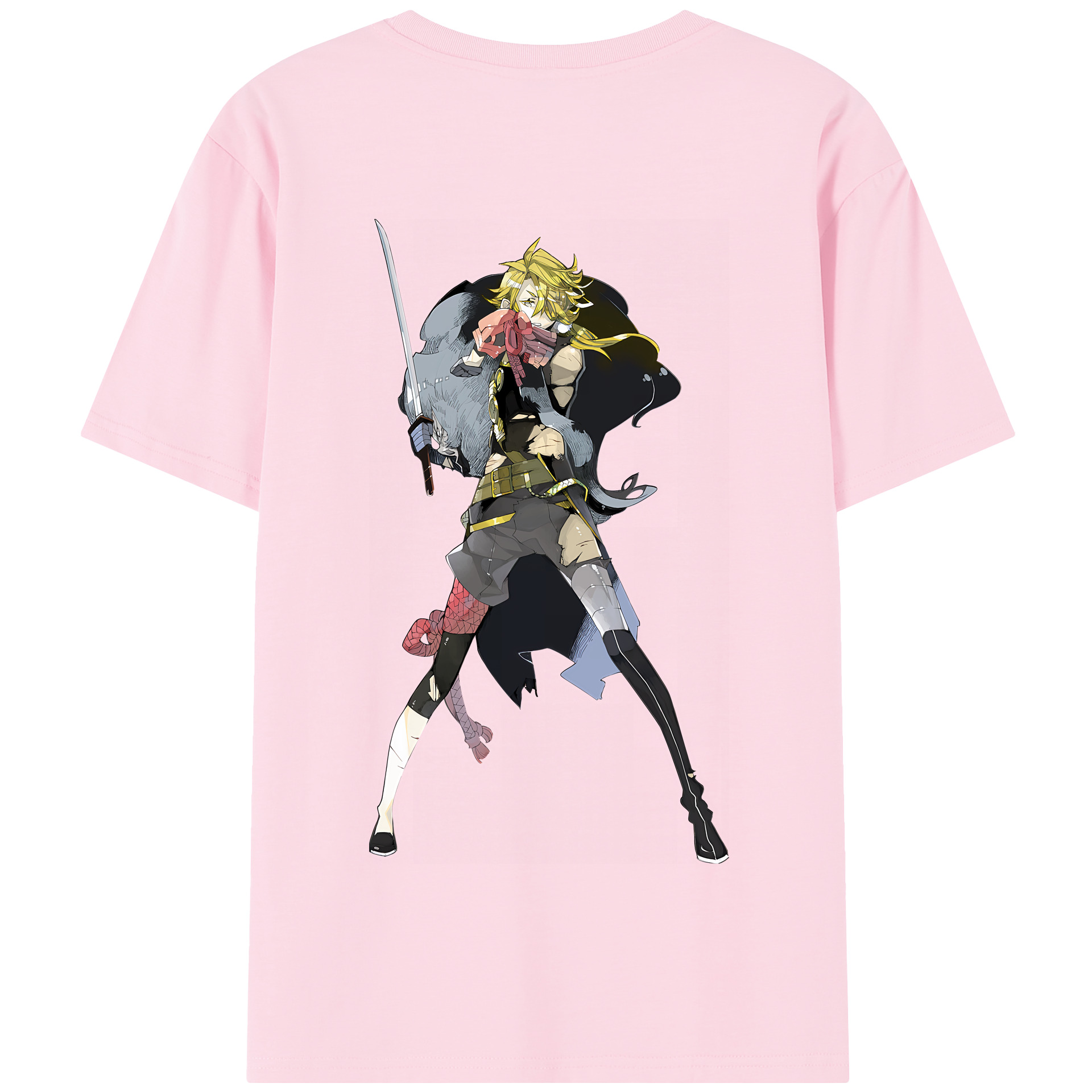 （画像用） 刀剣乱舞 Touken Ranbu 綿100％半袖Tシャツ（背面プリント）