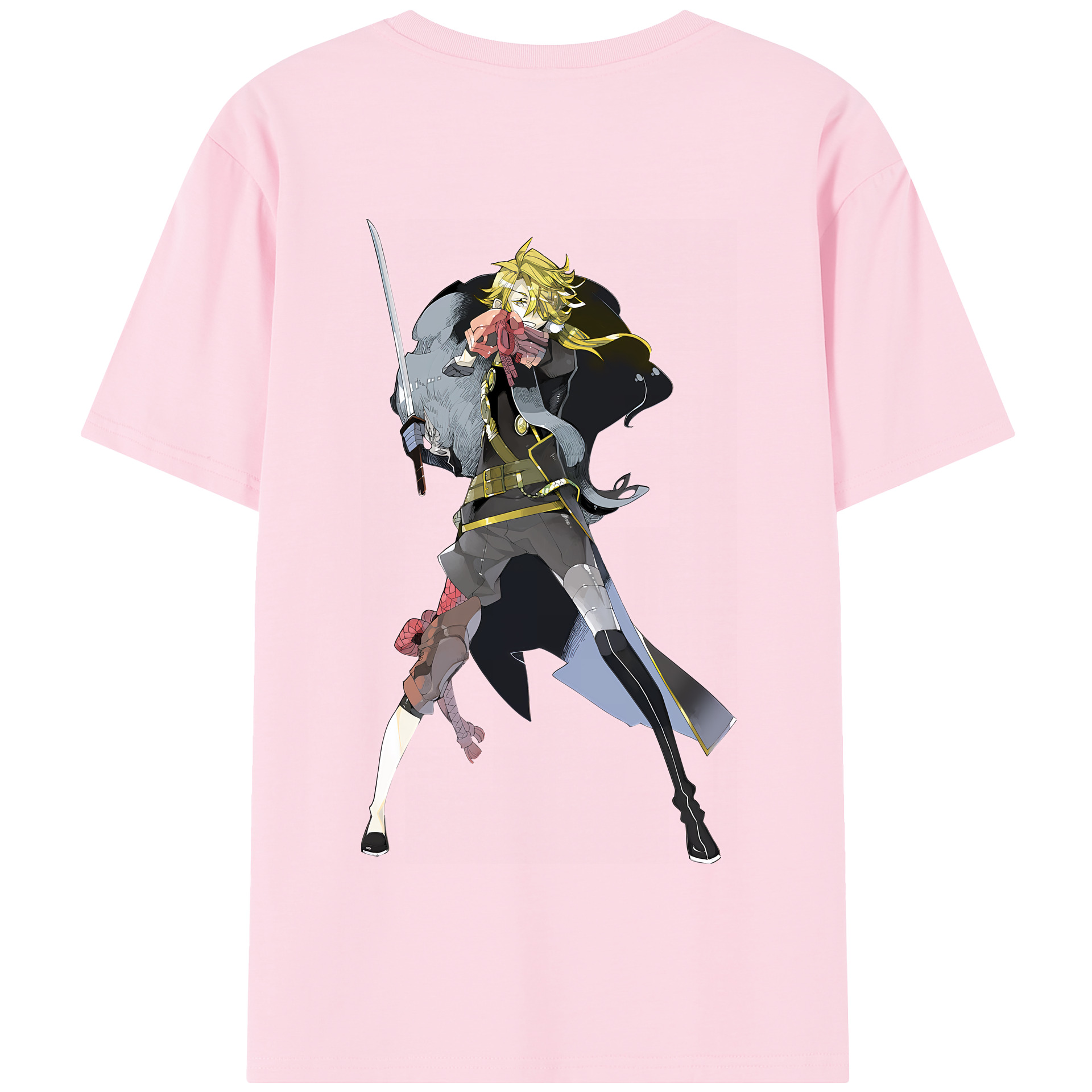 （画像用） 刀剣乱舞 Touken Ranbu 綿100％半袖Tシャツ（背面プリント）