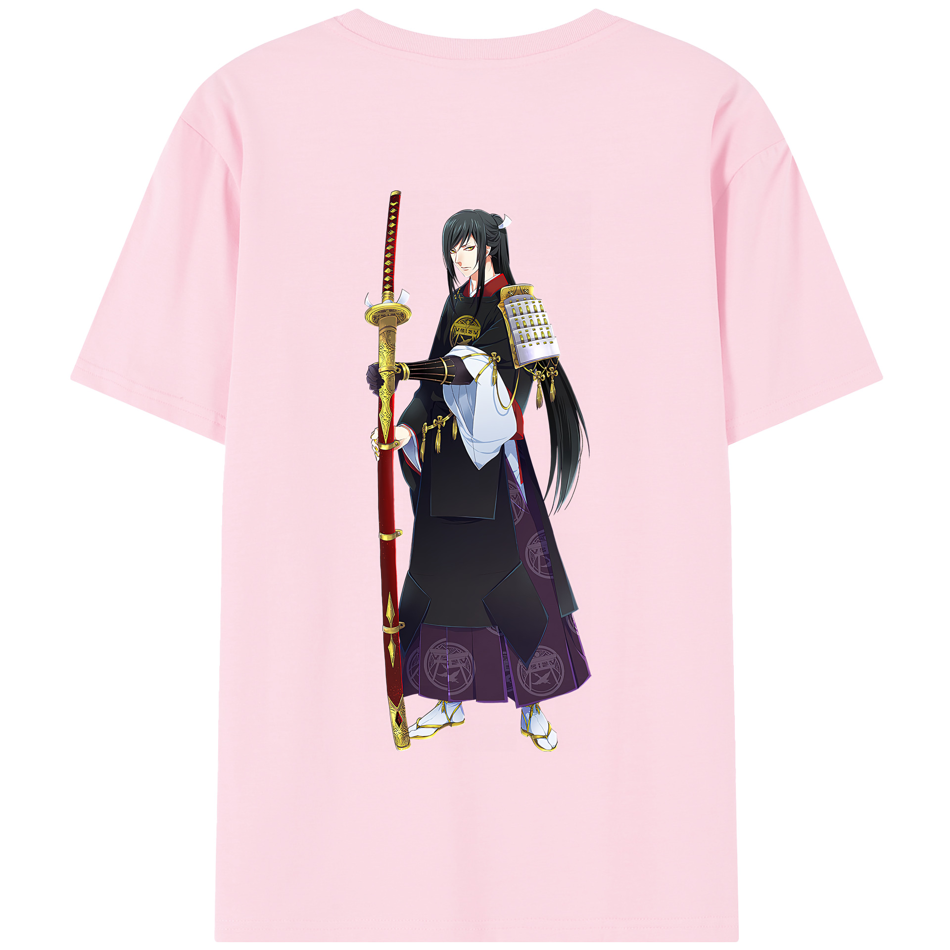 （画像用） 刀剣乱舞 Touken Ranbu 綿100％半袖Tシャツ（背面プリント）