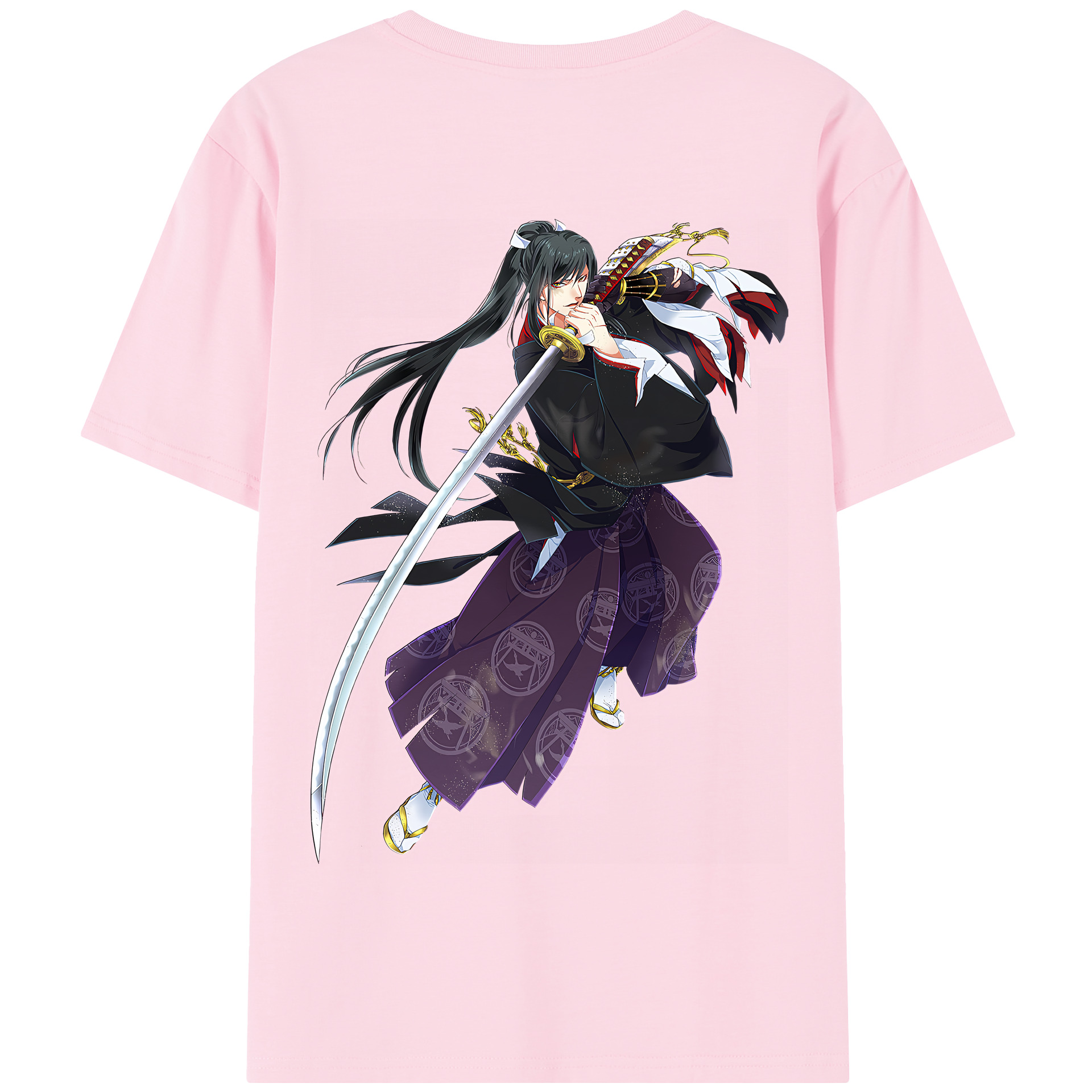 （画像用） 刀剣乱舞 Touken Ranbu 綿100％半袖Tシャツ（背面プリント）