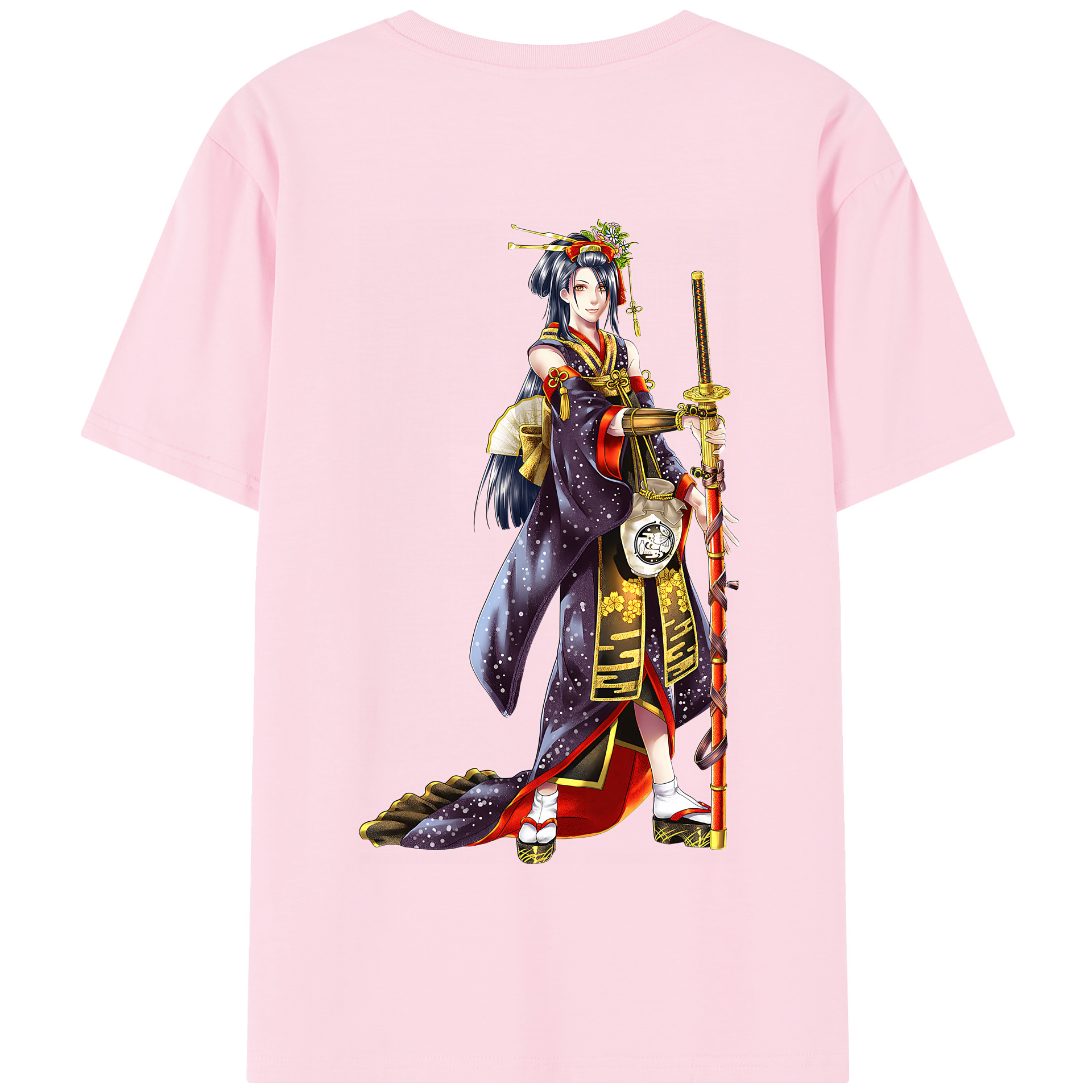（画像用） 刀剣乱舞 Touken Ranbu 綿100％半袖Tシャツ（背面プリント）