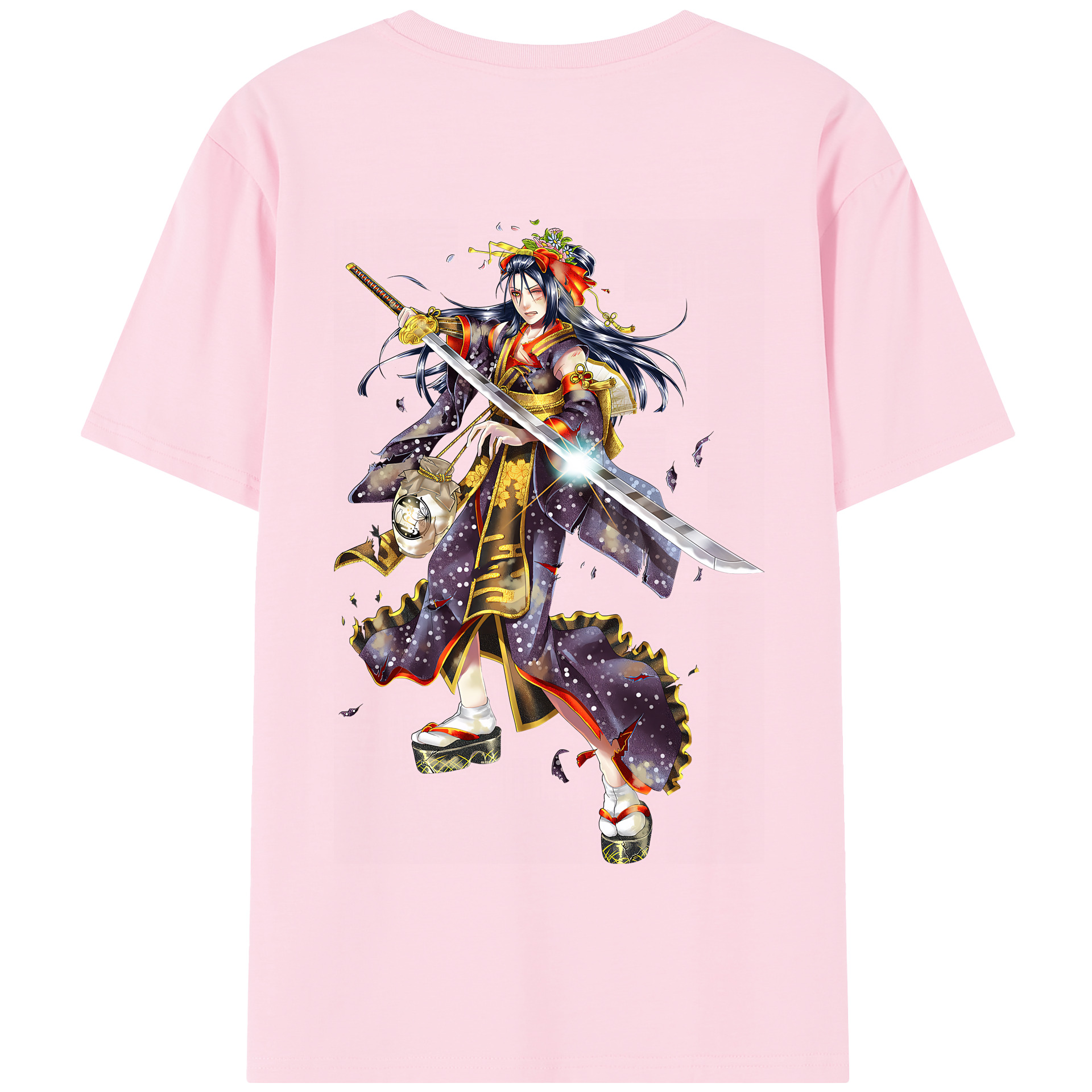 （画像用） 刀剣乱舞 Touken Ranbu 綿100％半袖Tシャツ（背面プリント）