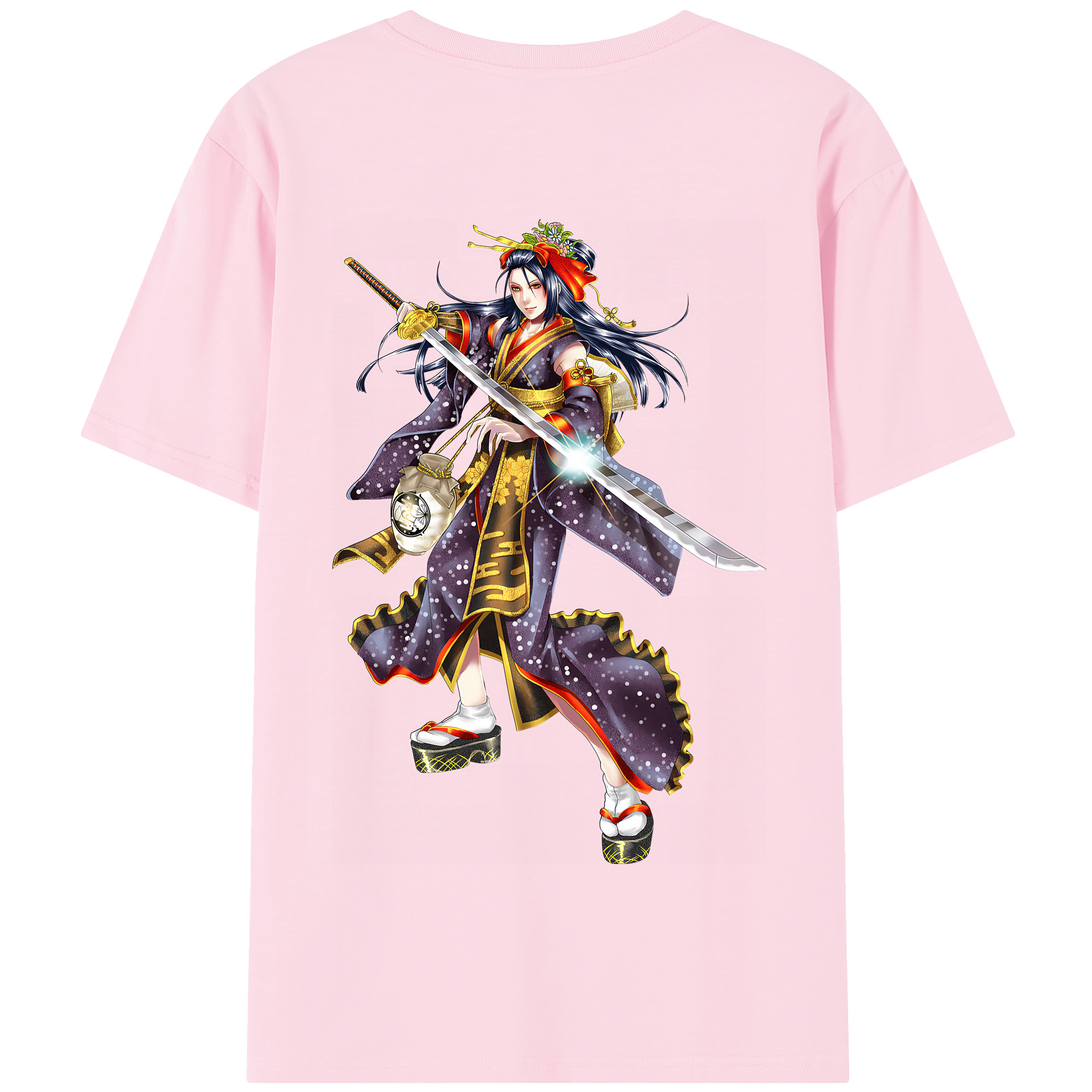 （画像用） 刀剣乱舞 Touken Ranbu 綿100％半袖Tシャツ（背面プリント）