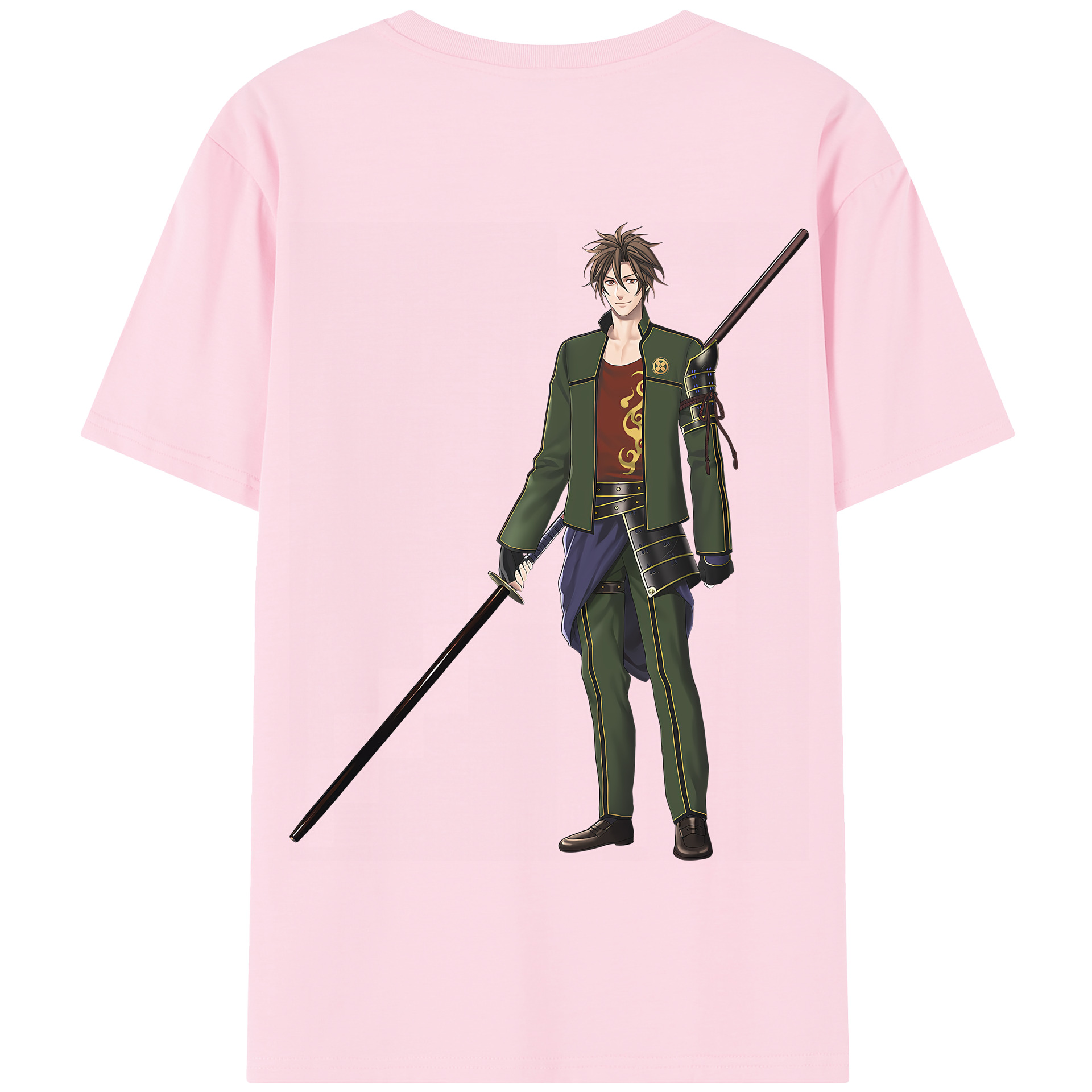 （画像用） 刀剣乱舞 Touken Ranbu 綿100％半袖Tシャツ（背面プリント）