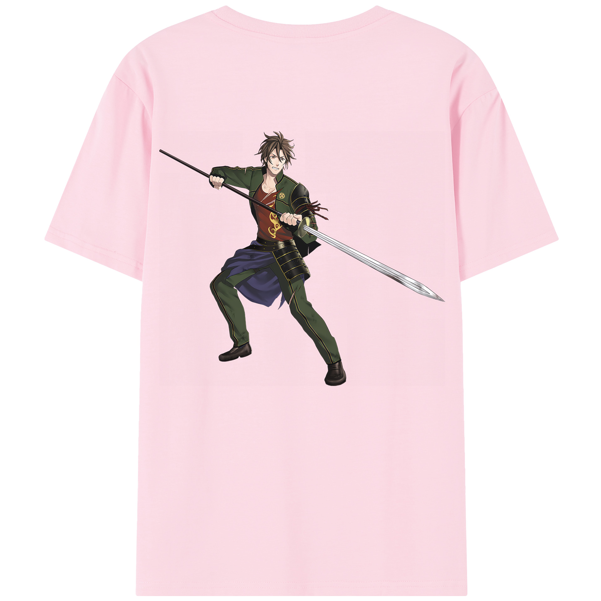（画像用） 刀剣乱舞 Touken Ranbu 綿100％半袖Tシャツ（背面プリント）