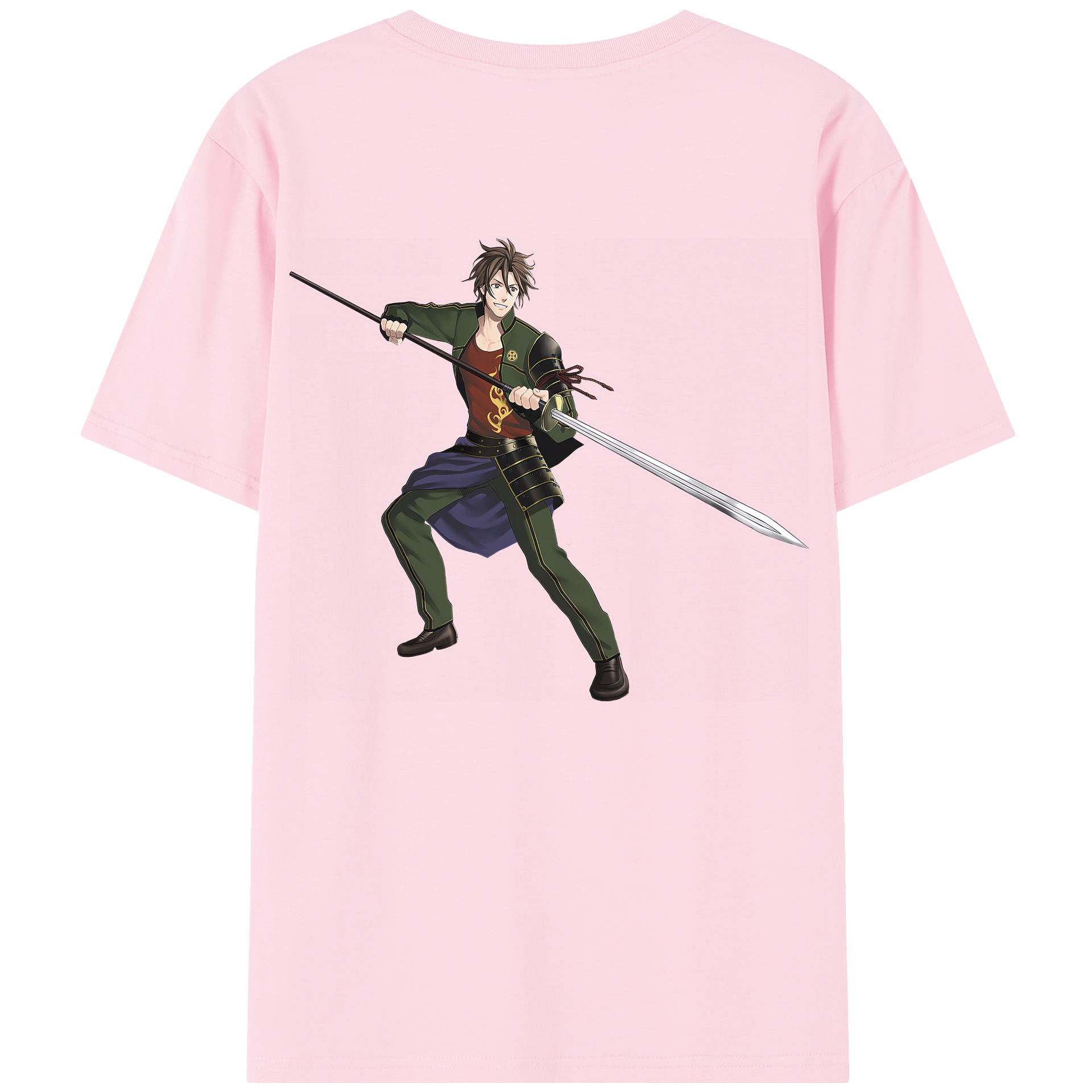 （画像用） 刀剣乱舞 Touken Ranbu 綿100％半袖Tシャツ（背面プリント）