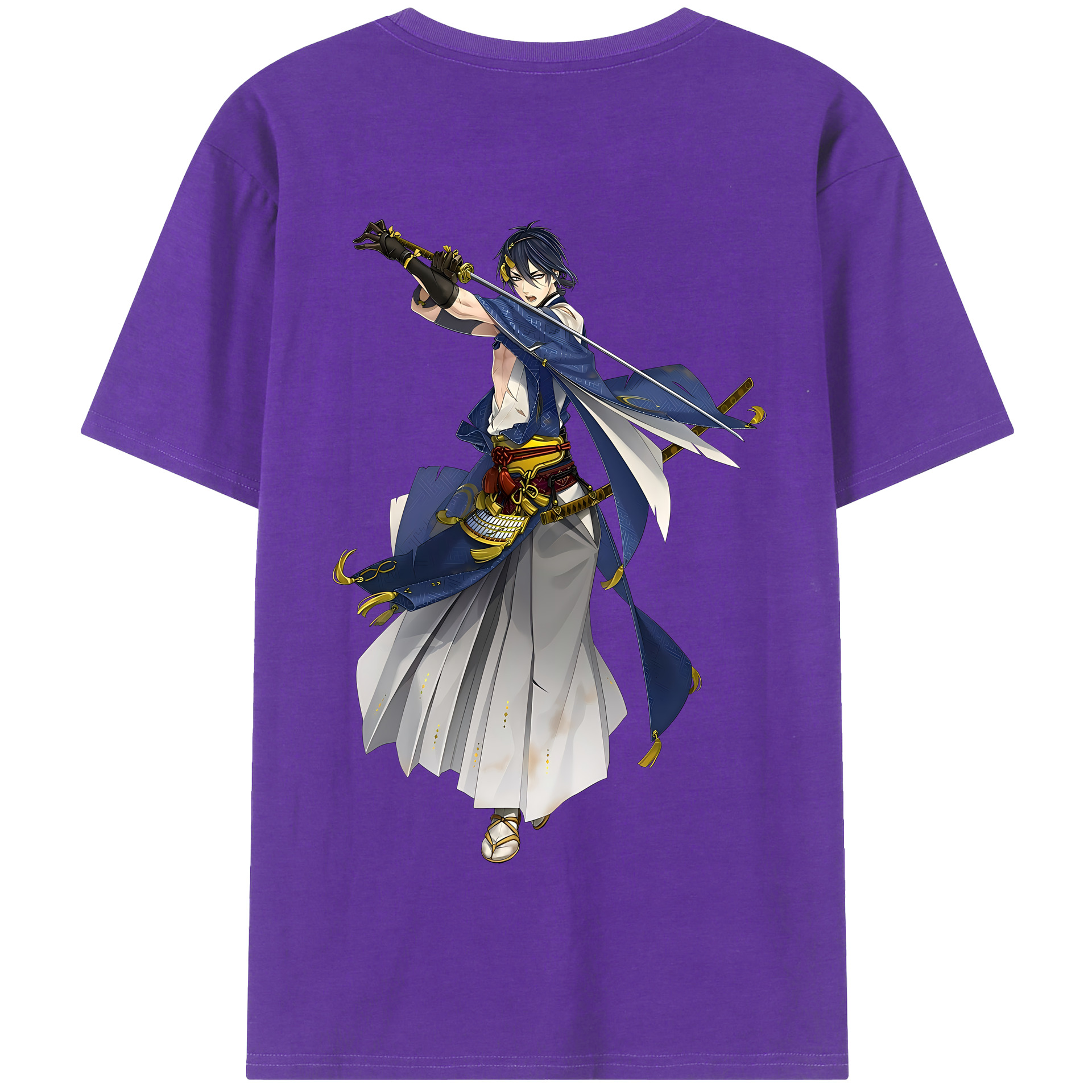 （画像用） 刀剣乱舞 Touken Ranbu 綿100％半袖Tシャツ（背面プリント）