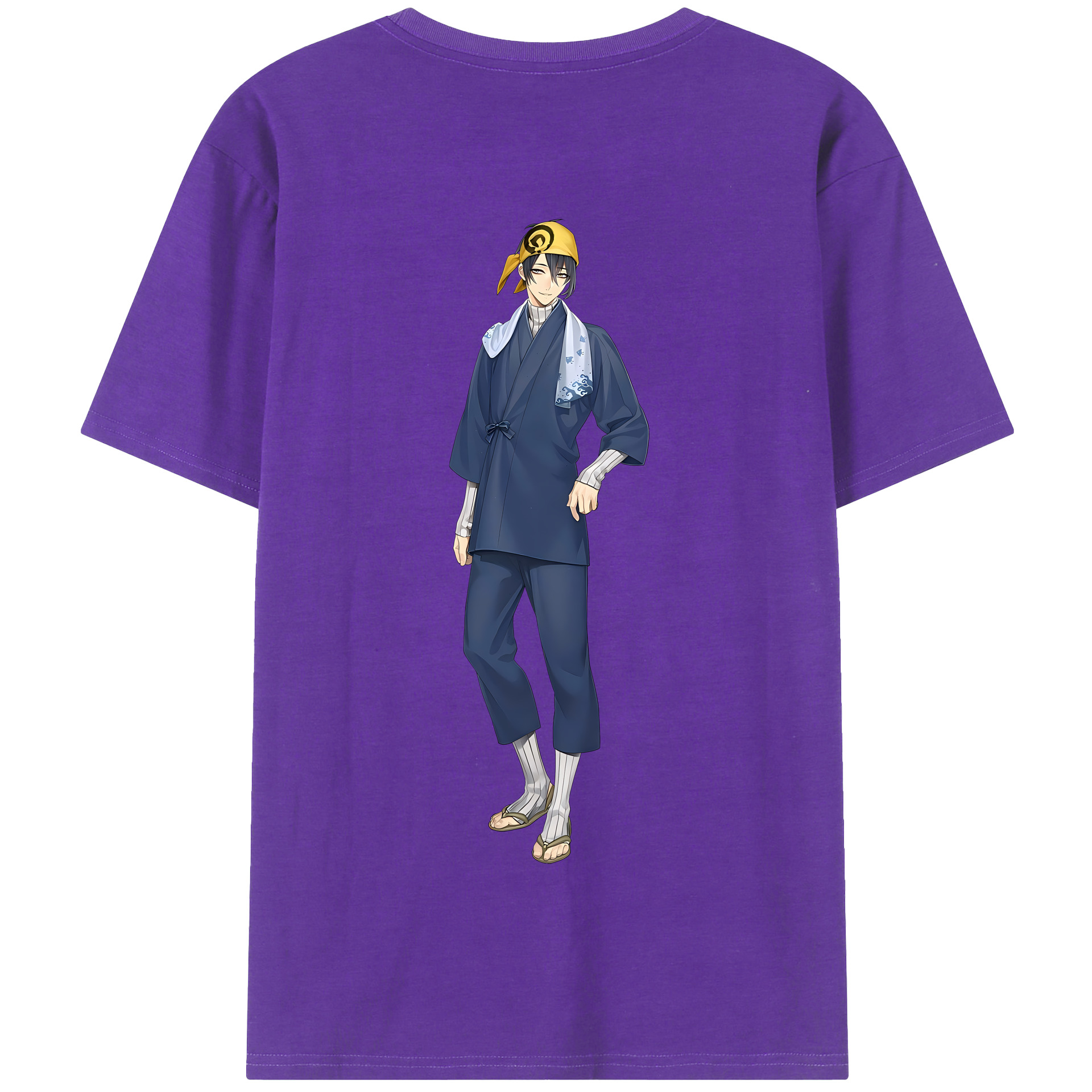 （画像用） 刀剣乱舞 Touken Ranbu 綿100％半袖Tシャツ（背面プリント）