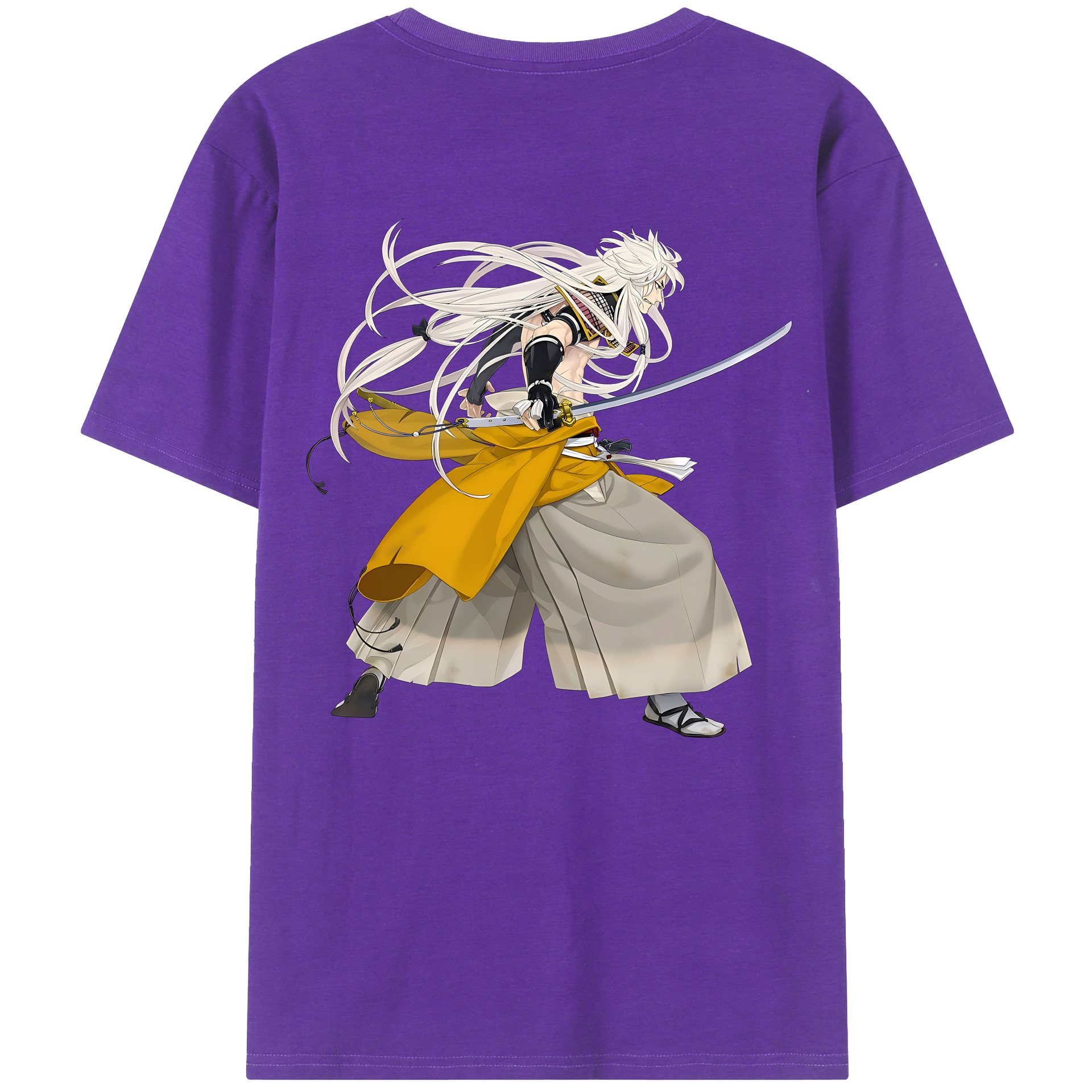 （画像用） 刀剣乱舞 Touken Ranbu 綿100％半袖Tシャツ（背面プリント）