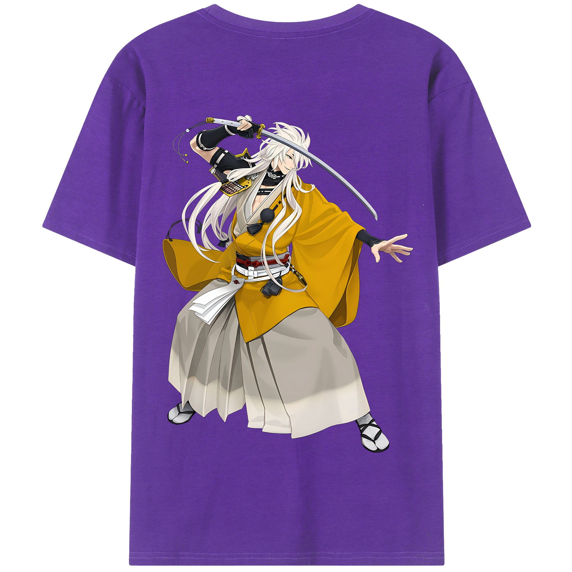 （画像用） 刀剣乱舞 Touken Ranbu 綿100％半袖Tシャツ（背面プリント）