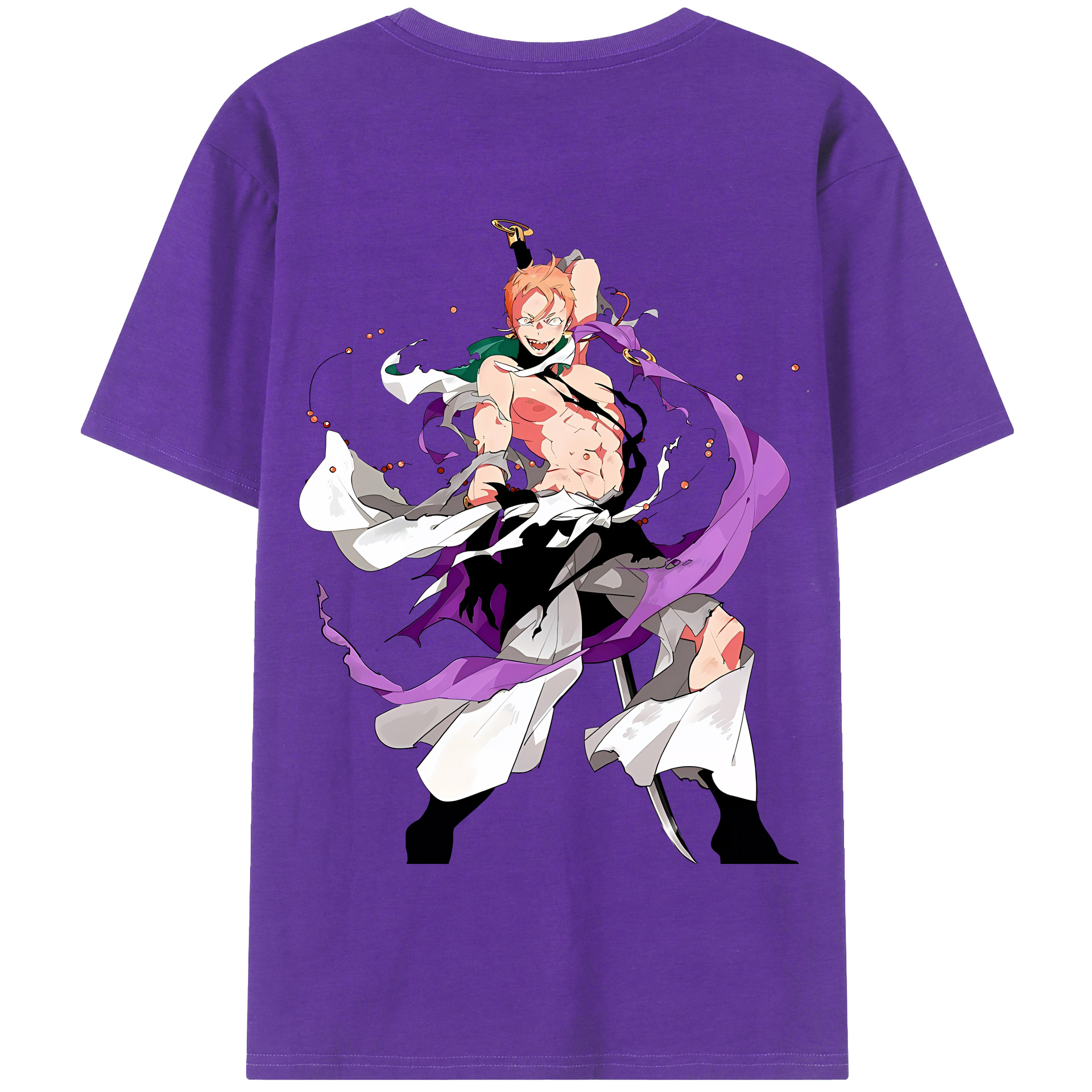 （画像用） 刀剣乱舞 Touken Ranbu 綿100％半袖Tシャツ（背面プリント）
