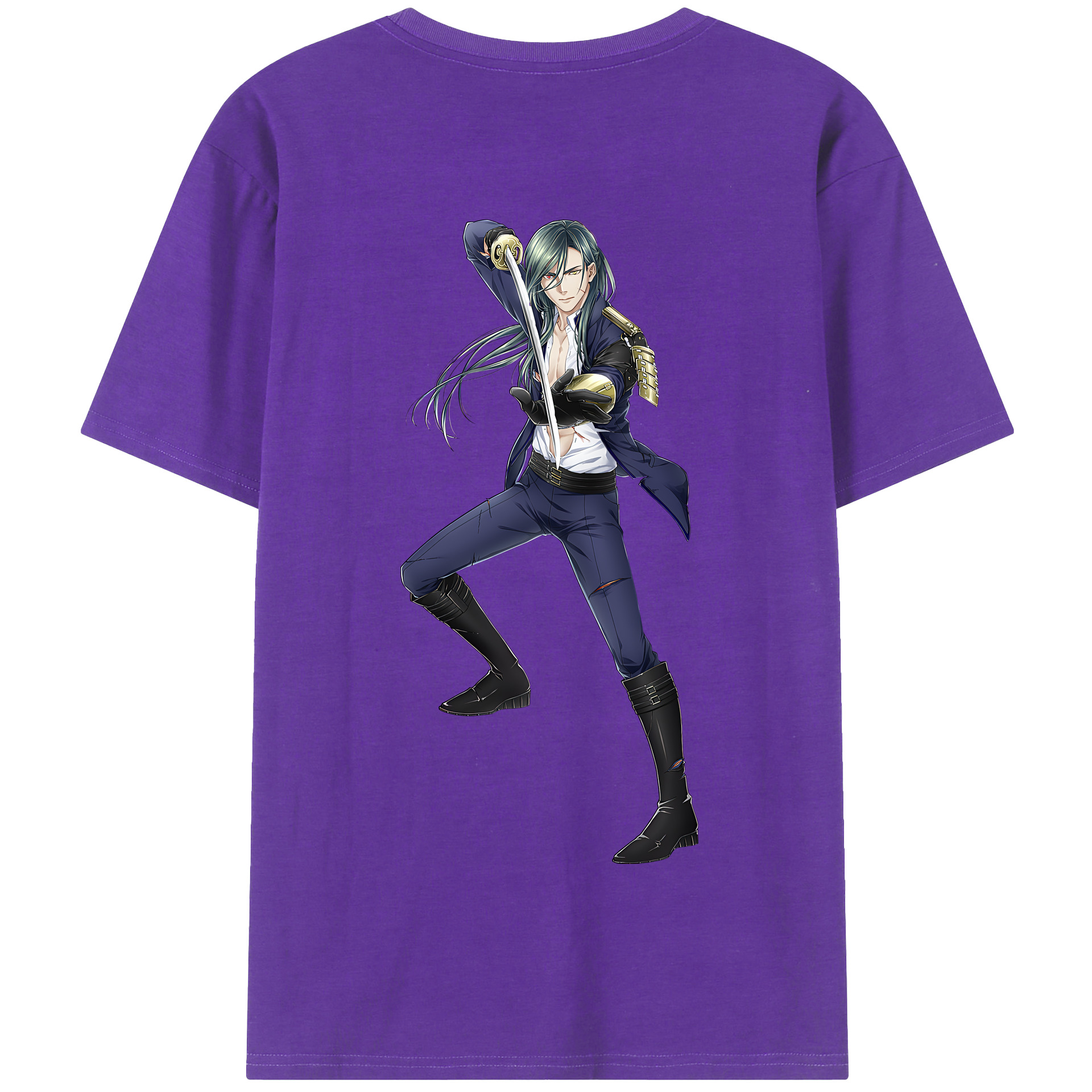 （画像用） 刀剣乱舞 Touken Ranbu 綿100％半袖Tシャツ（背面プリント）