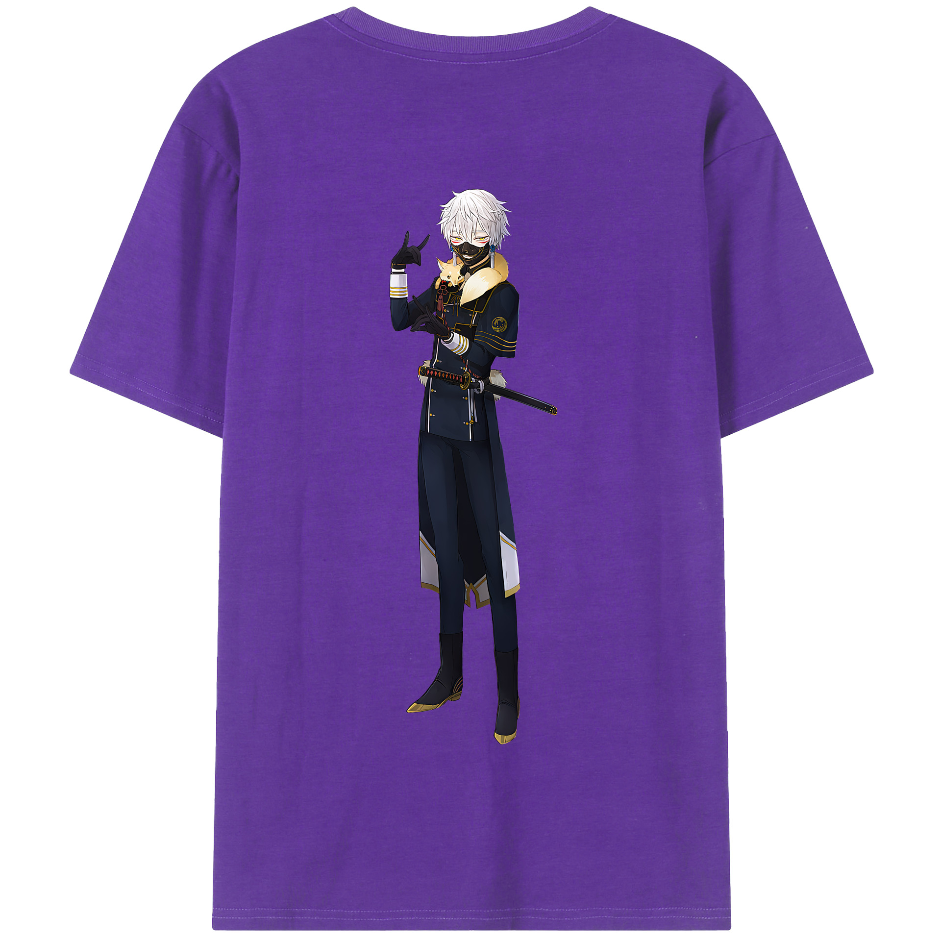 （画像用） 刀剣乱舞 Touken Ranbu 綿100％半袖Tシャツ（背面プリント）