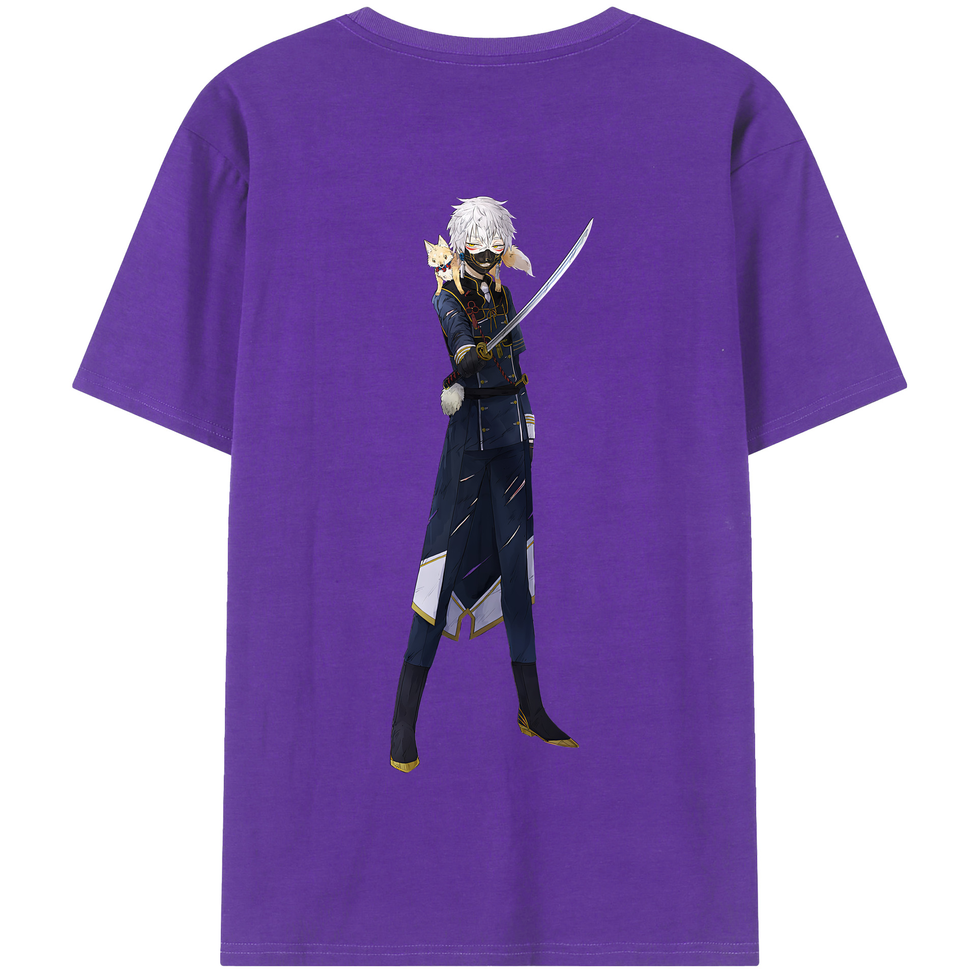 （画像用） 刀剣乱舞 Touken Ranbu 綿100％半袖Tシャツ（背面プリント）