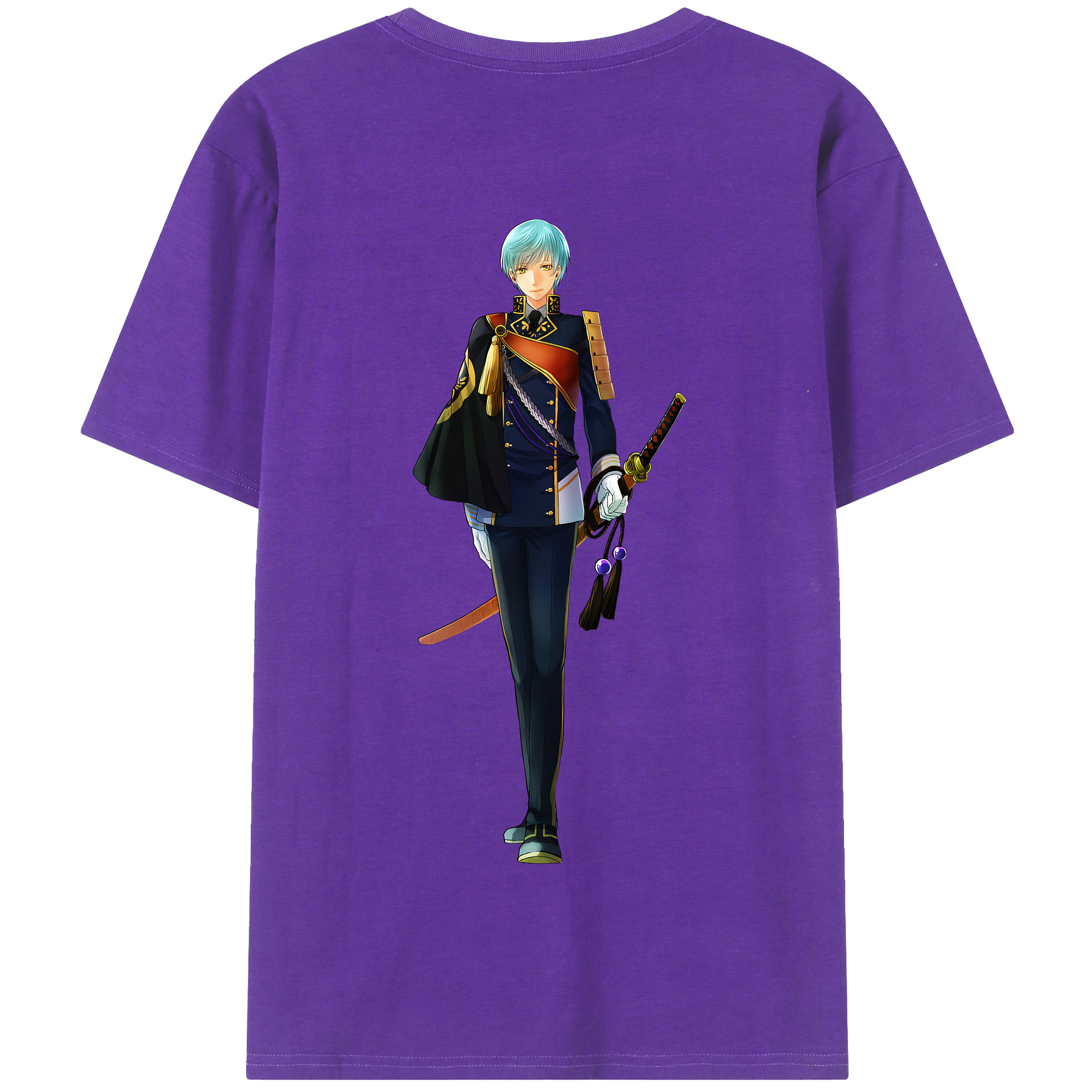 （画像用） 刀剣乱舞 Touken Ranbu 綿100％半袖Tシャツ（背面プリント）
