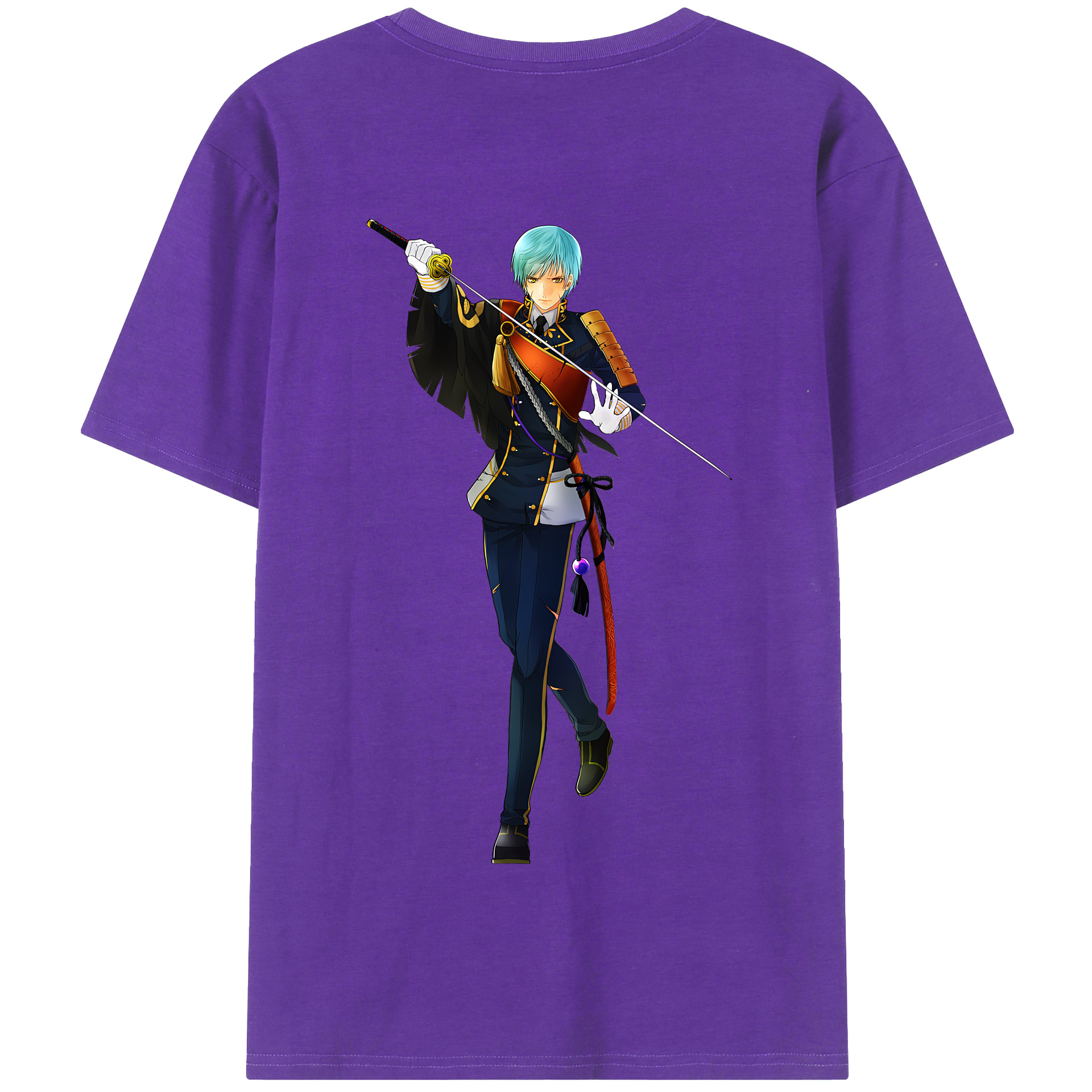 （画像用） 刀剣乱舞 Touken Ranbu 綿100％半袖Tシャツ（背面プリント）