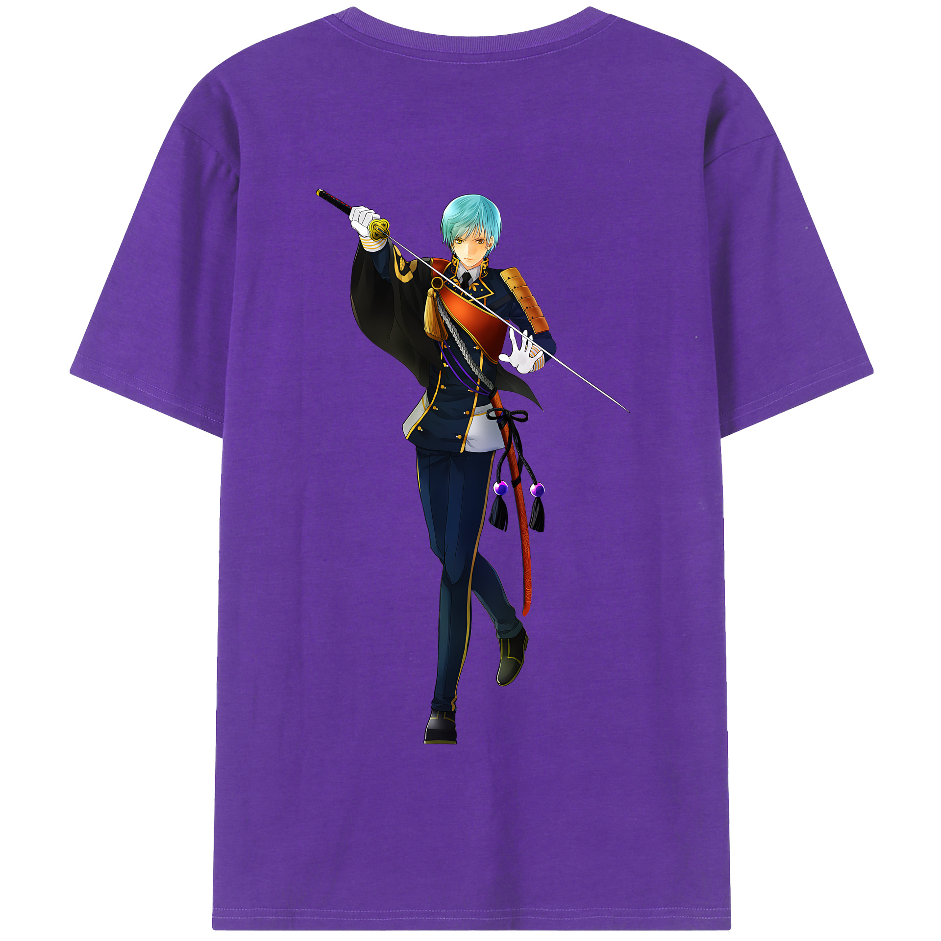 （画像用） 刀剣乱舞 Touken Ranbu 綿100％半袖Tシャツ（背面プリント）