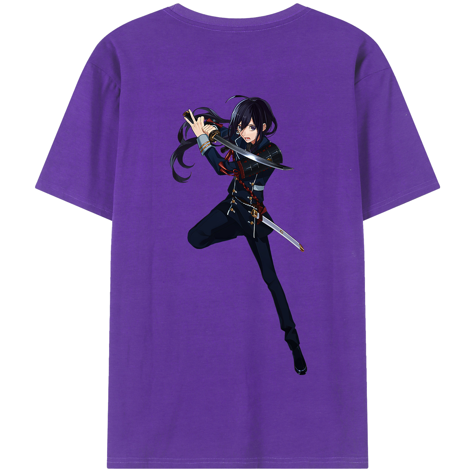 （画像用） 刀剣乱舞 Touken Ranbu 綿100％半袖Tシャツ（背面プリント）