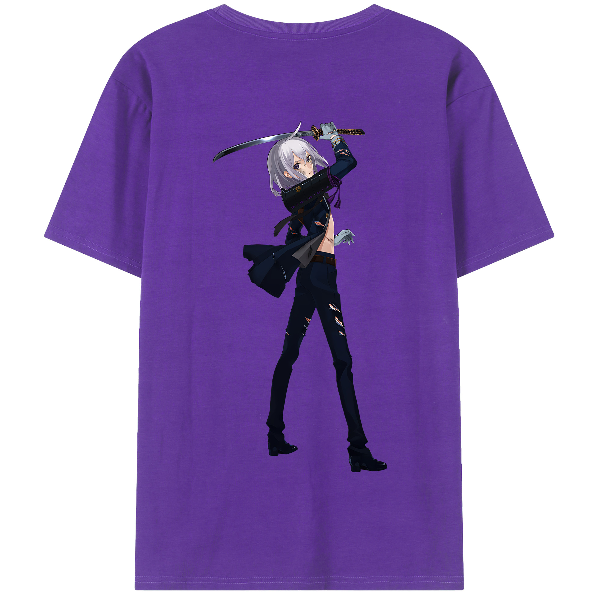 （画像用） 刀剣乱舞 Touken Ranbu 綿100％半袖Tシャツ（背面プリント）