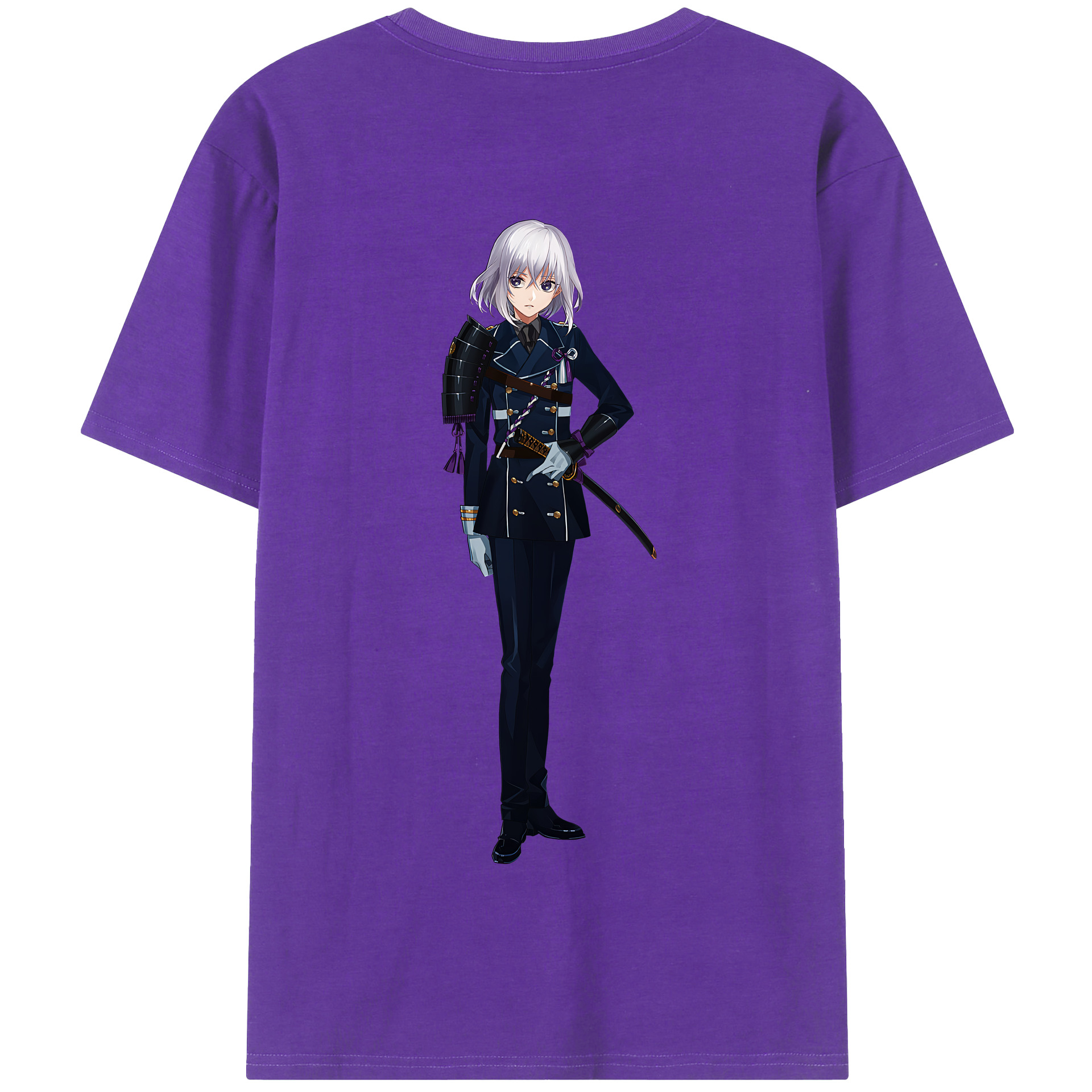 （画像用） 刀剣乱舞 Touken Ranbu 綿100％半袖Tシャツ（背面プリント）