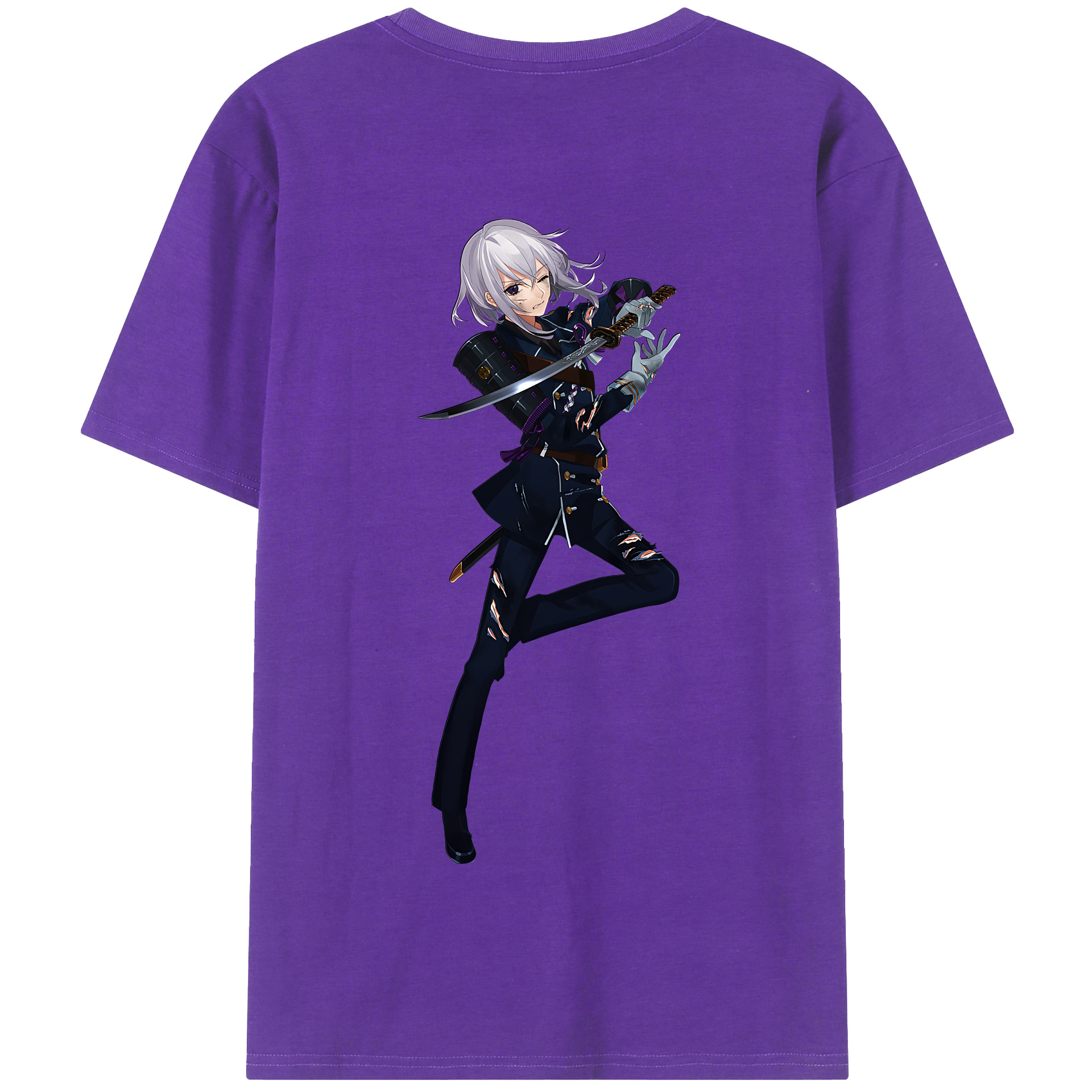 （画像用） 刀剣乱舞 Touken Ranbu 綿100％半袖Tシャツ（背面プリント）