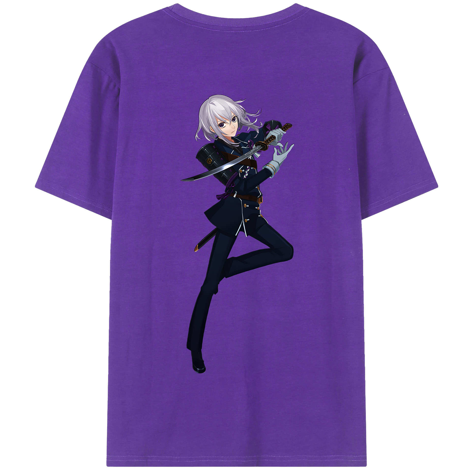 （画像用） 刀剣乱舞 Touken Ranbu 綿100％半袖Tシャツ（背面プリント）