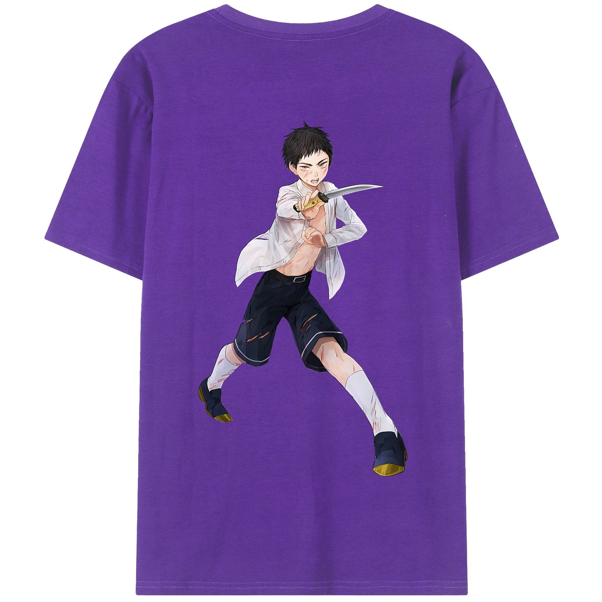 （画像用） 刀剣乱舞 Touken Ranbu 綿100％半袖Tシャツ（背面プリント）