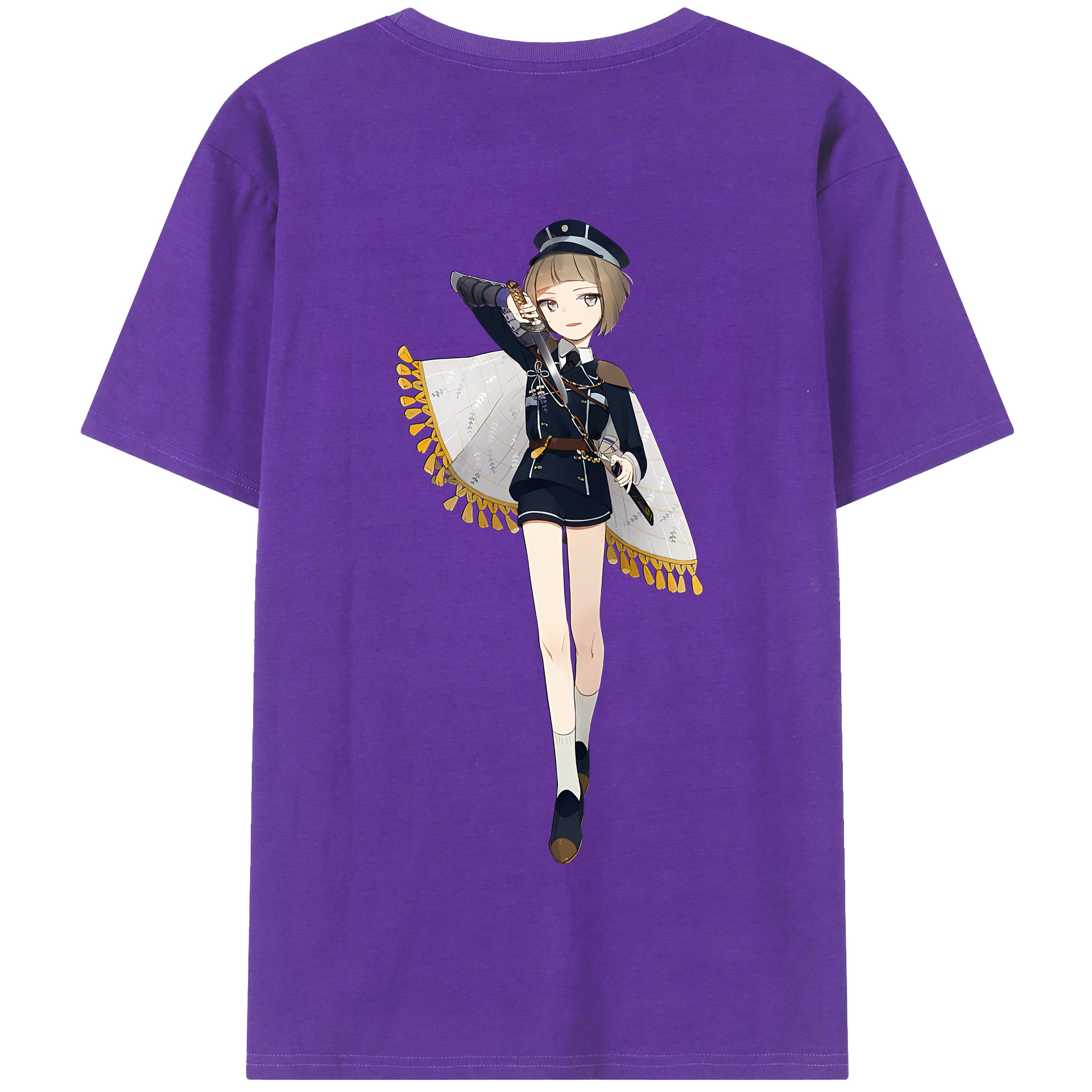 （画像用） 刀剣乱舞 Touken Ranbu 綿100％半袖Tシャツ（背面プリント）