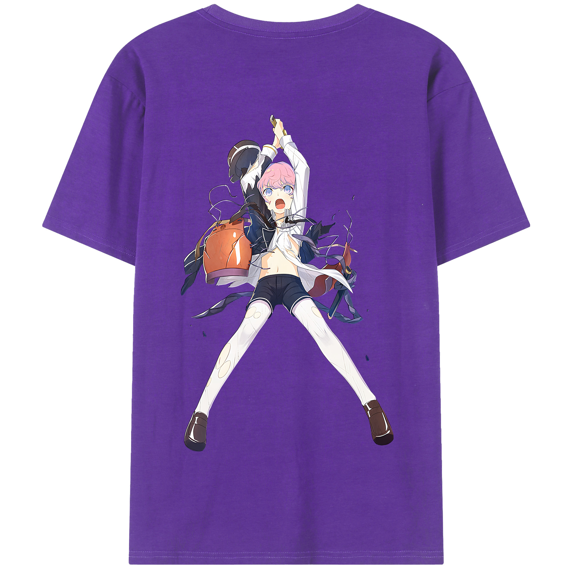 （画像用） 刀剣乱舞 Touken Ranbu 綿100％半袖Tシャツ（背面プリント）
