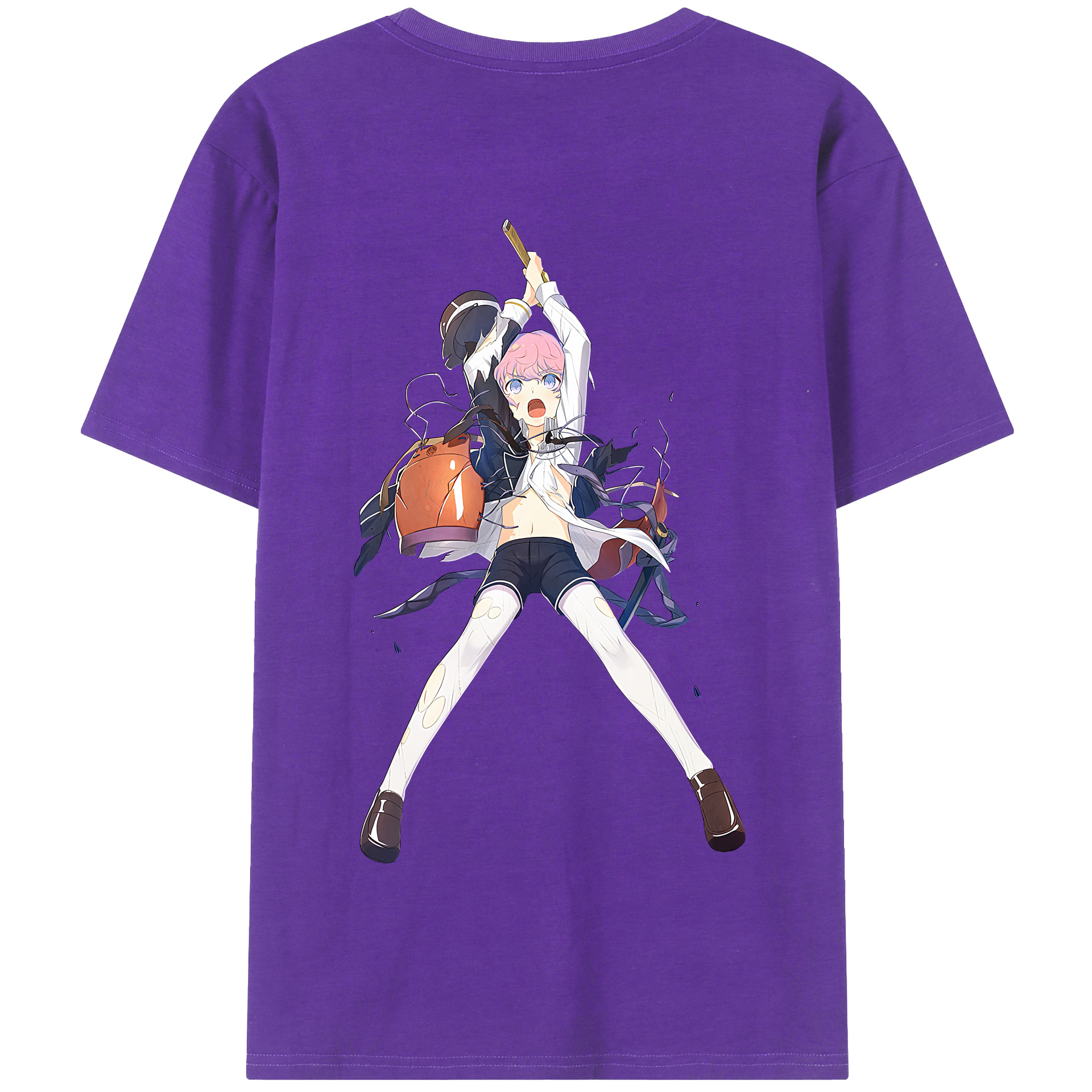 （画像用） 刀剣乱舞 Touken Ranbu 綿100％半袖Tシャツ（背面プリント）