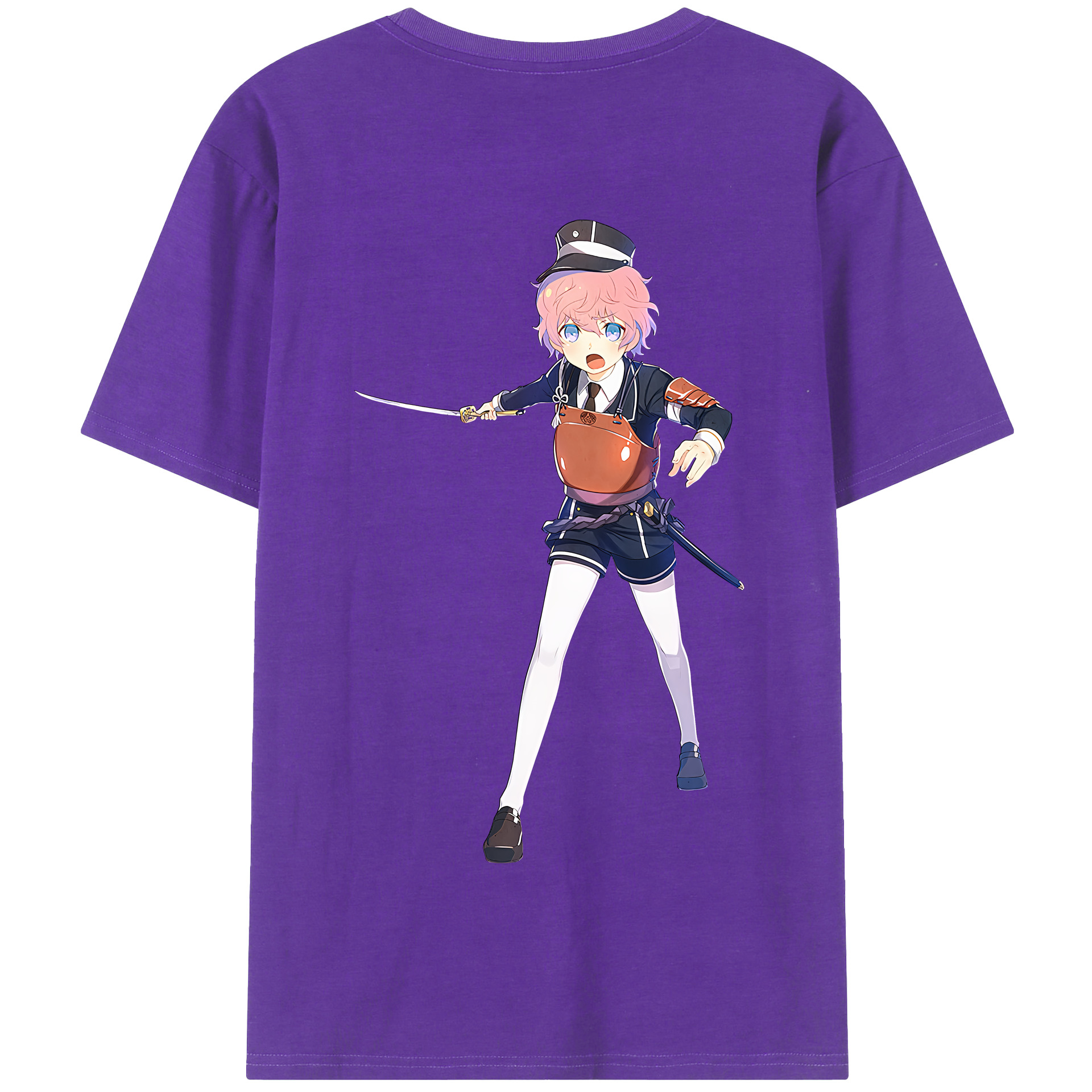 （画像用） 刀剣乱舞 Touken Ranbu 綿100％半袖Tシャツ（背面プリント）