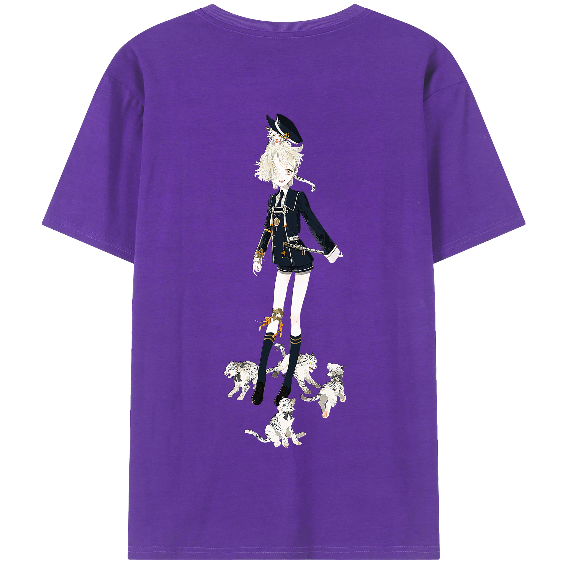 （画像用） 刀剣乱舞 Touken Ranbu 綿100％半袖Tシャツ（背面プリント）