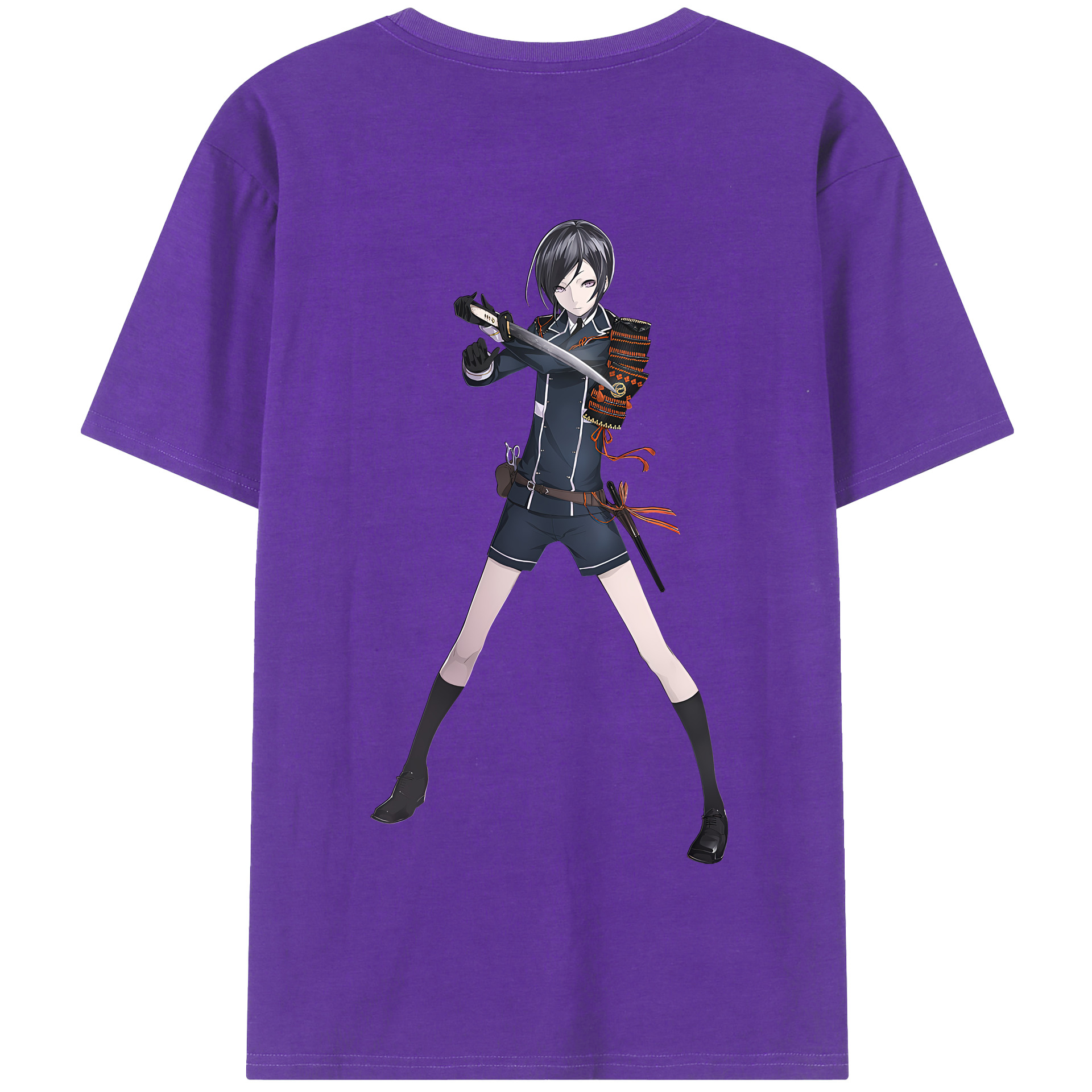 （画像用） 刀剣乱舞 Touken Ranbu 綿100％半袖Tシャツ（背面プリント）