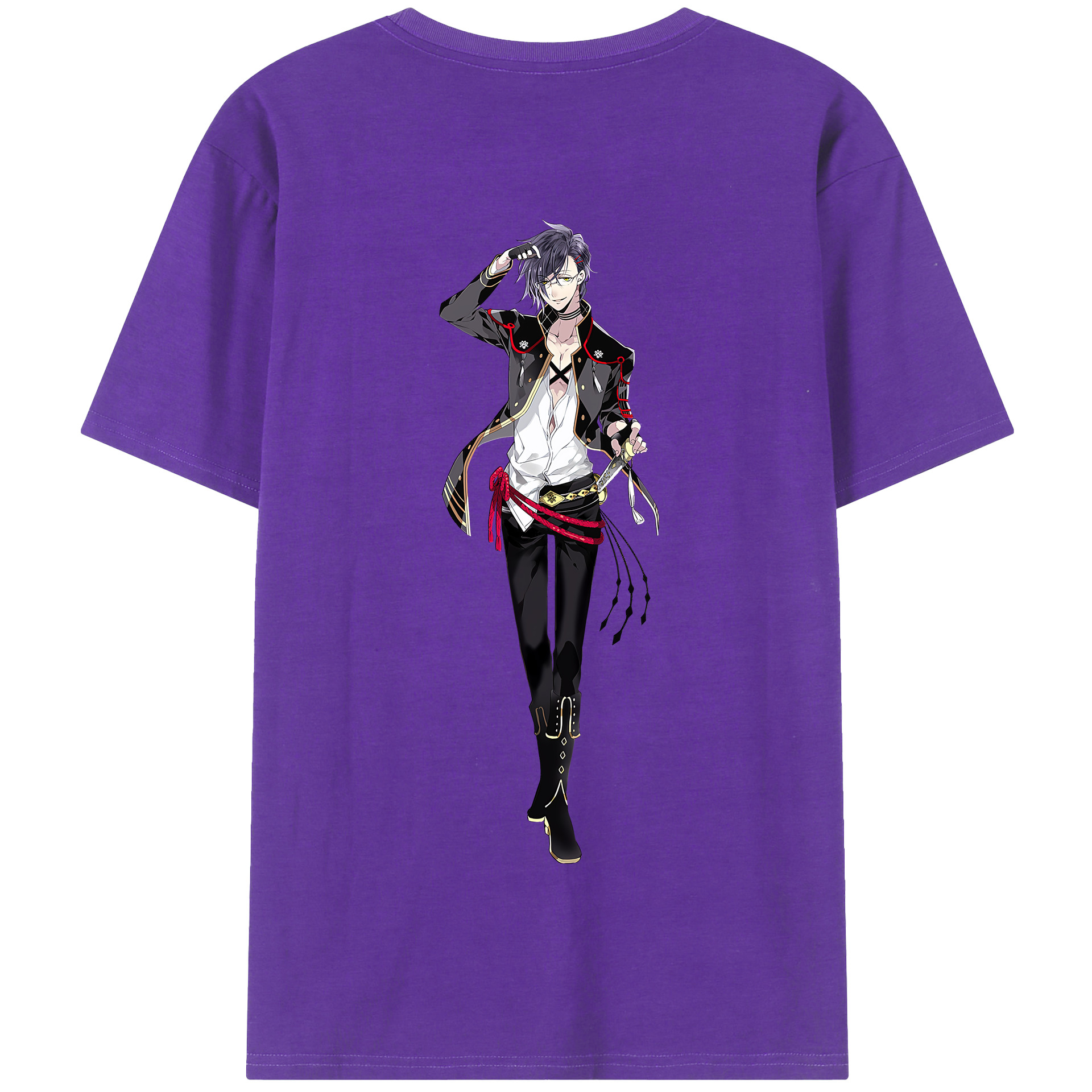 （画像用） 刀剣乱舞 Touken Ranbu 綿100％半袖Tシャツ（背面プリント）